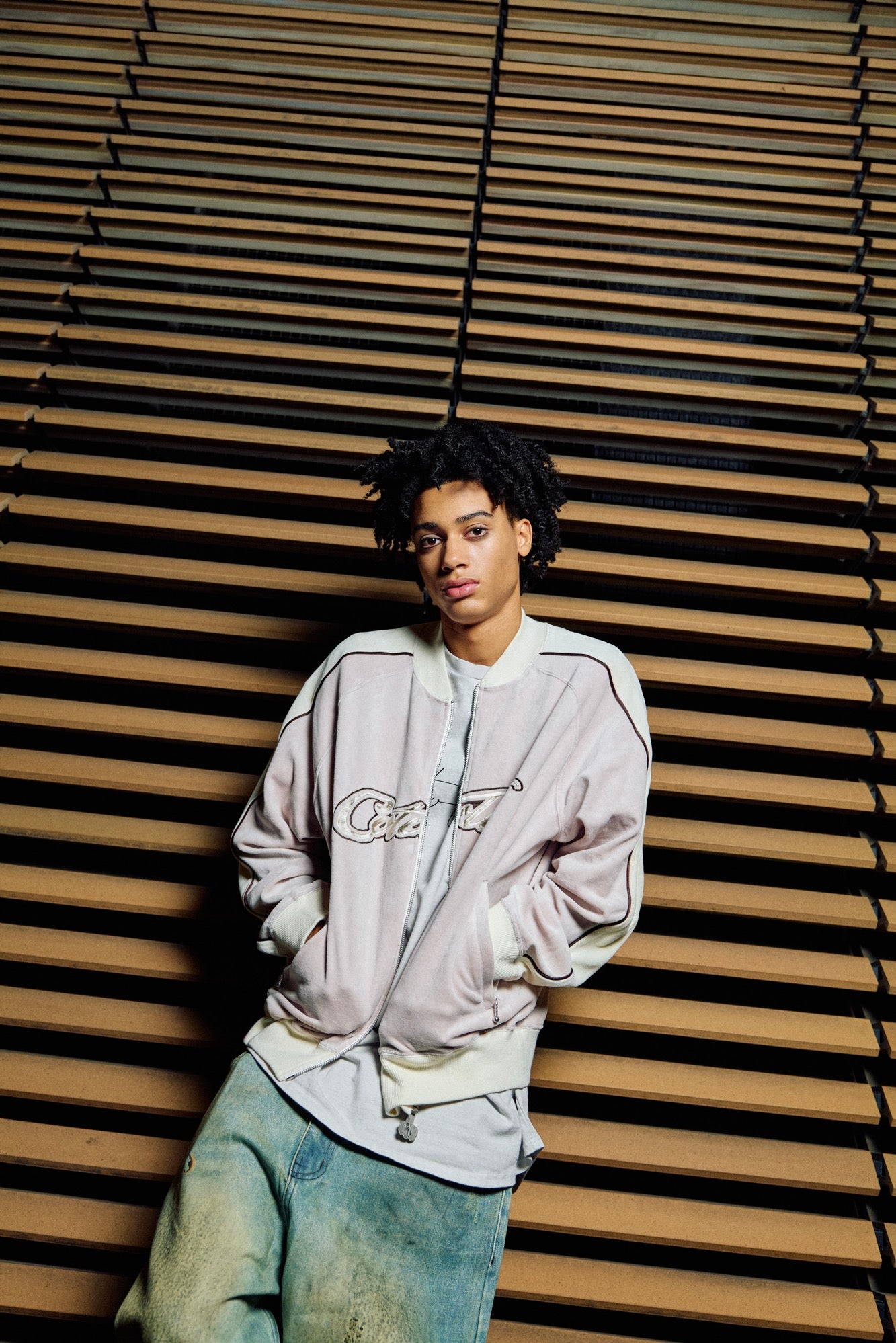 Velour Blouson Pants