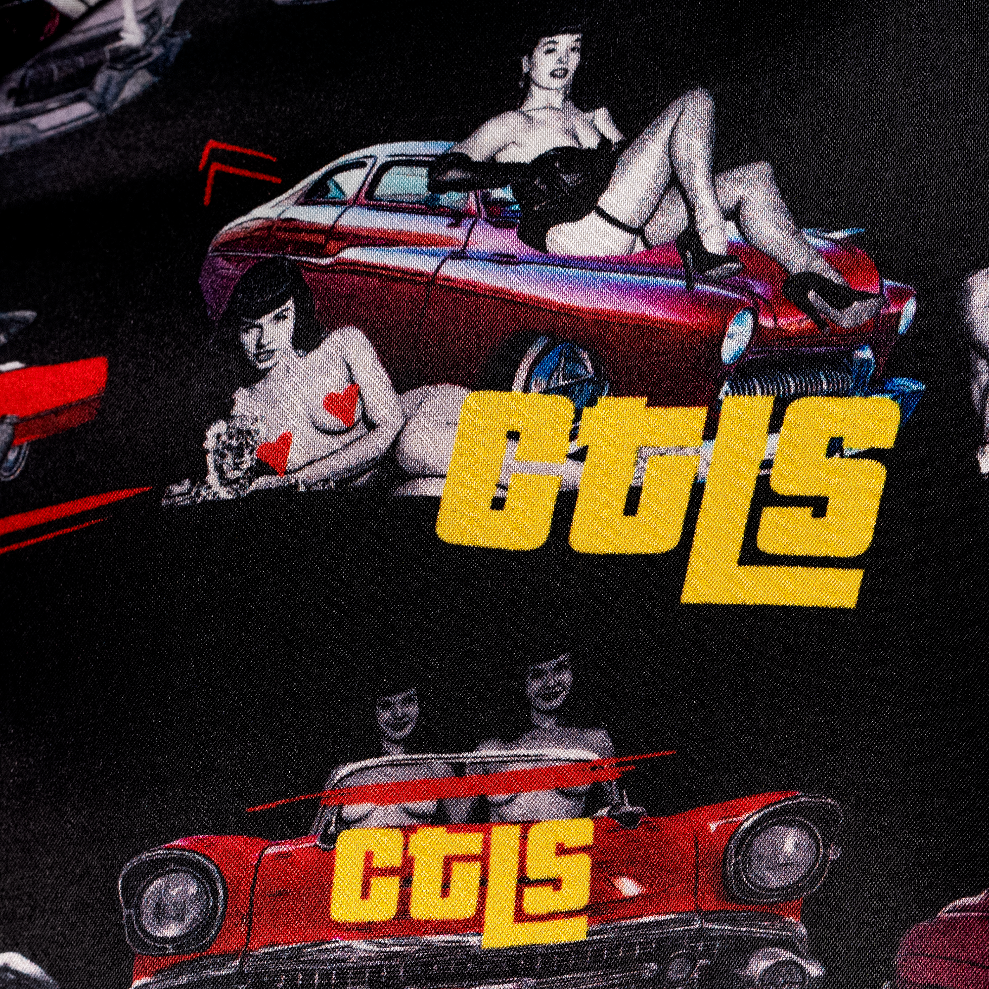 50's Bettie Satin Shirt