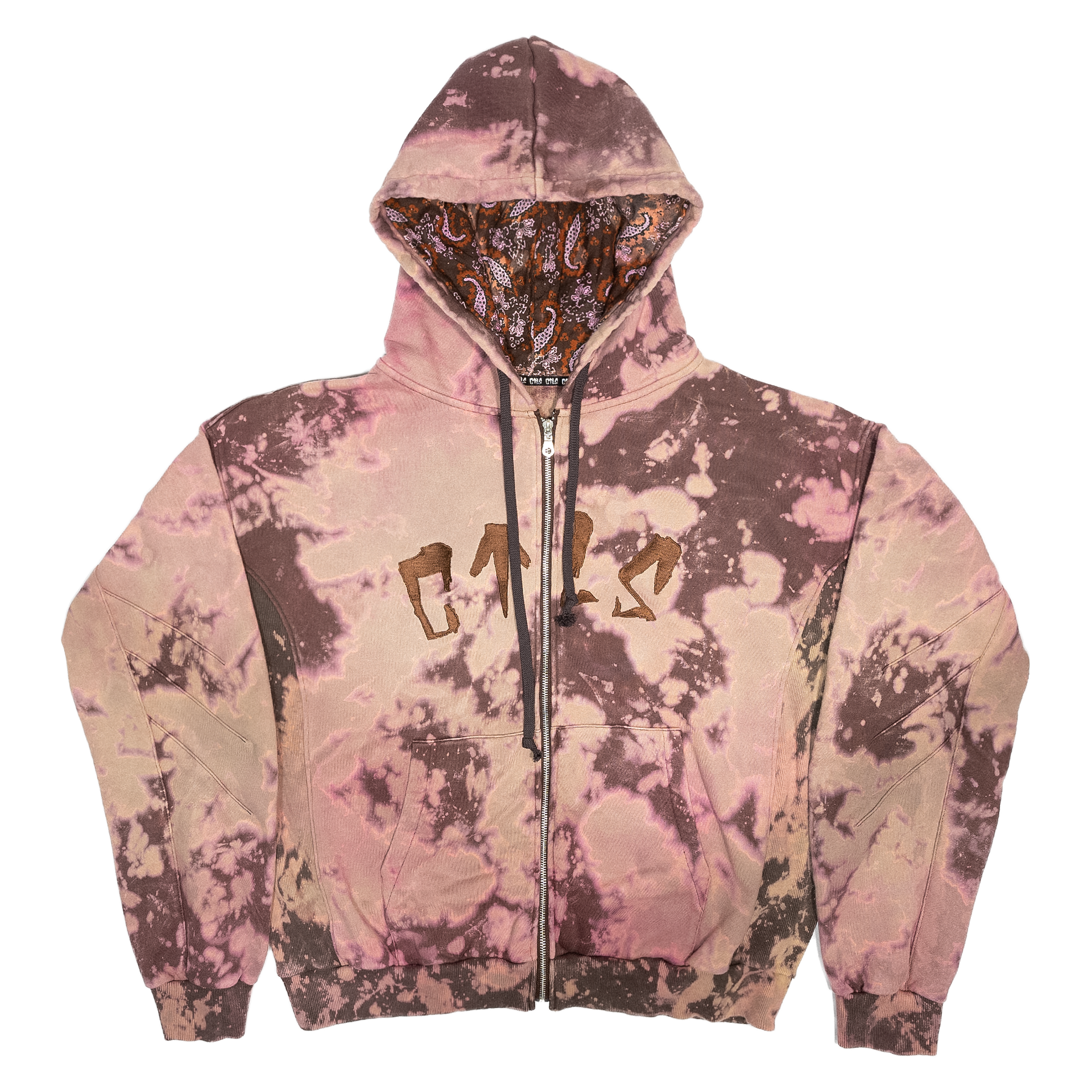 Arched Logo Usual Zip Hoodie