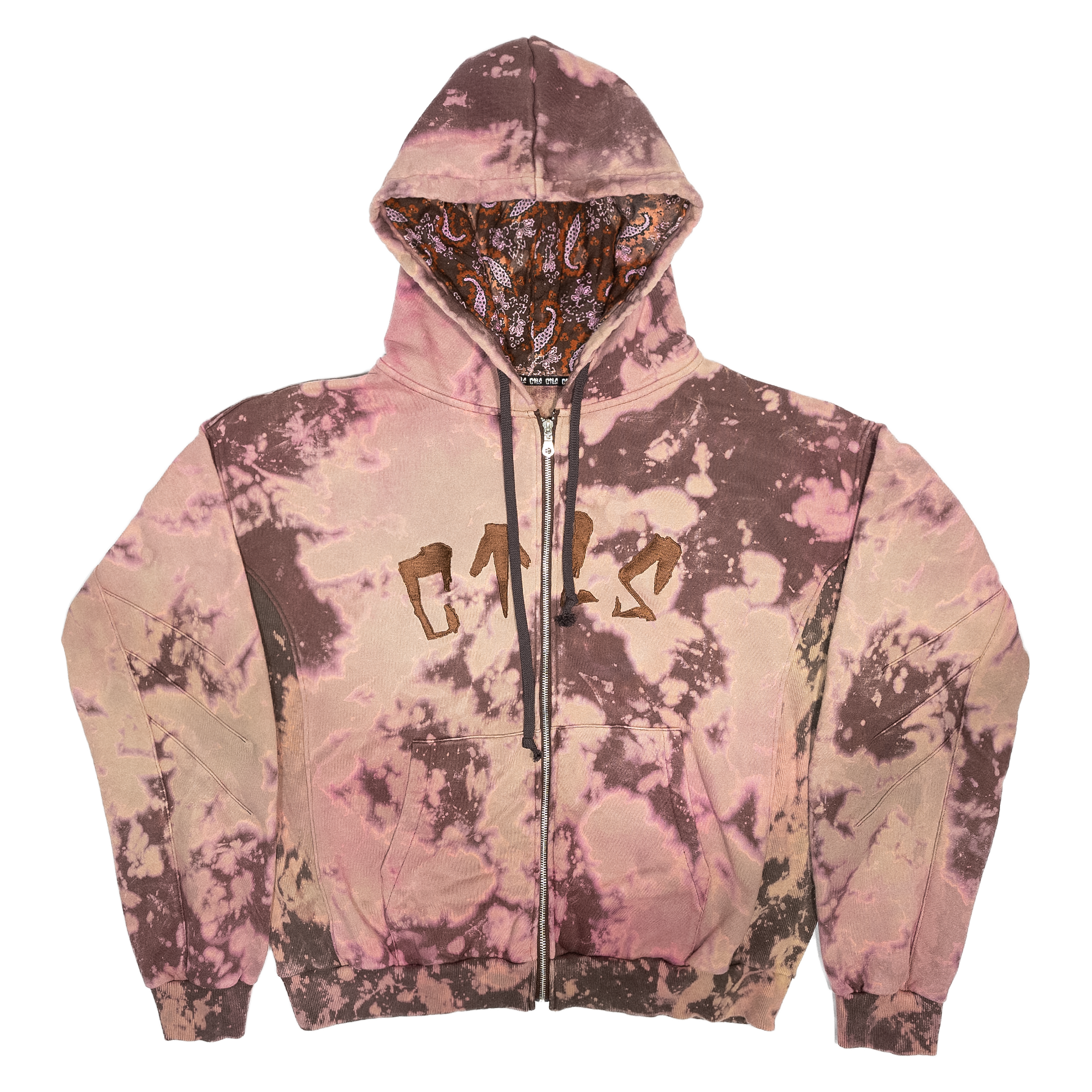 Arched Logo Usual Zip Hoodie