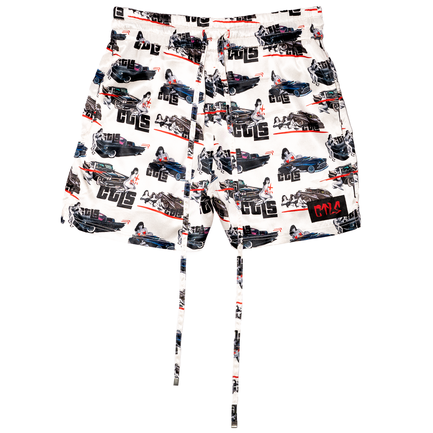 50's Bettie Satin Shorts