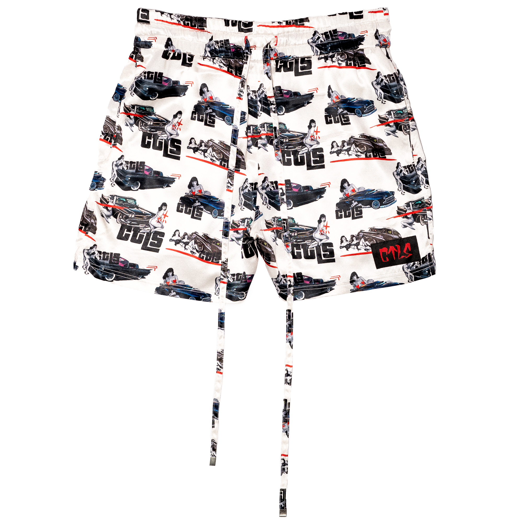 50's Bettie Satin Shorts