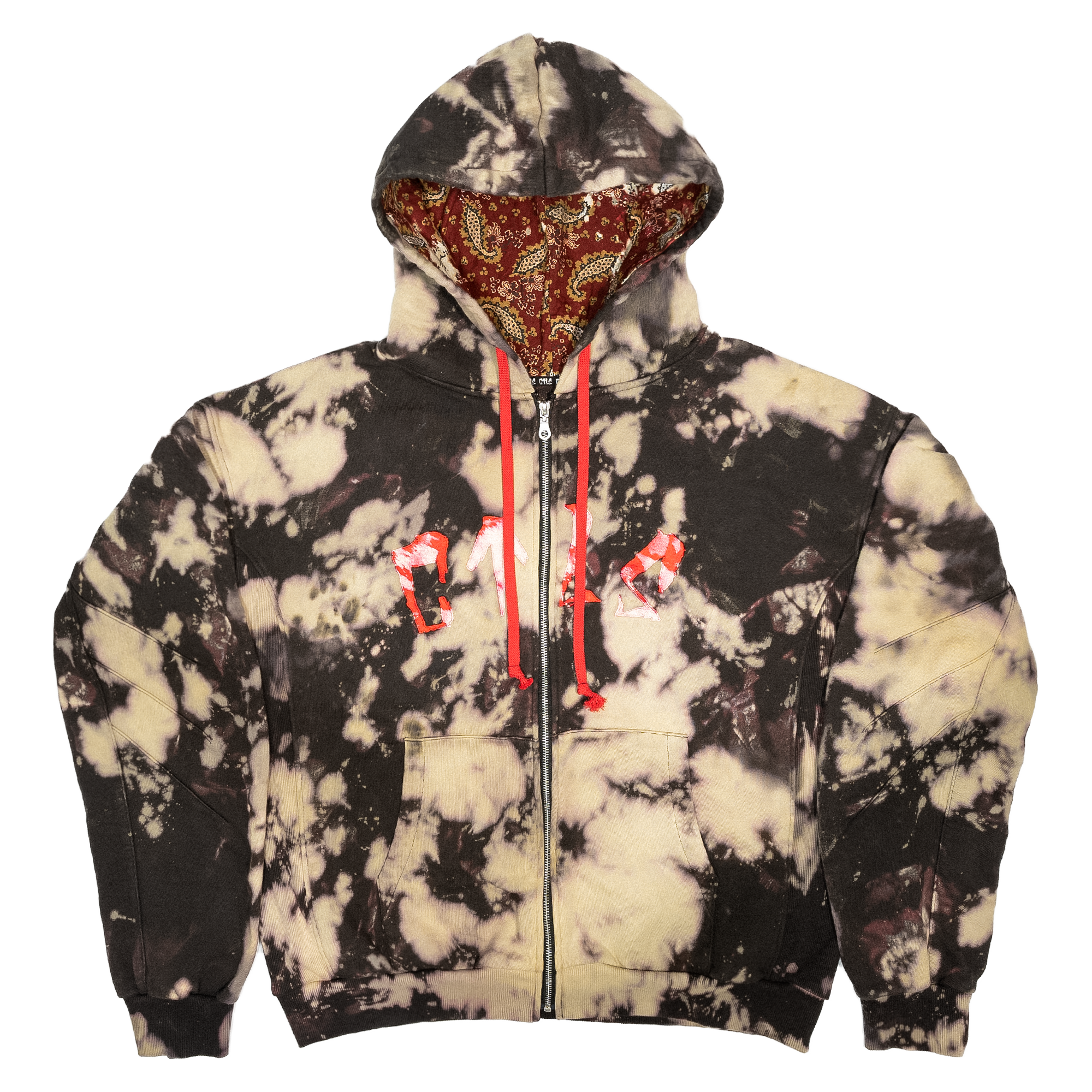 Arched Logo Usual Zip Hoodie