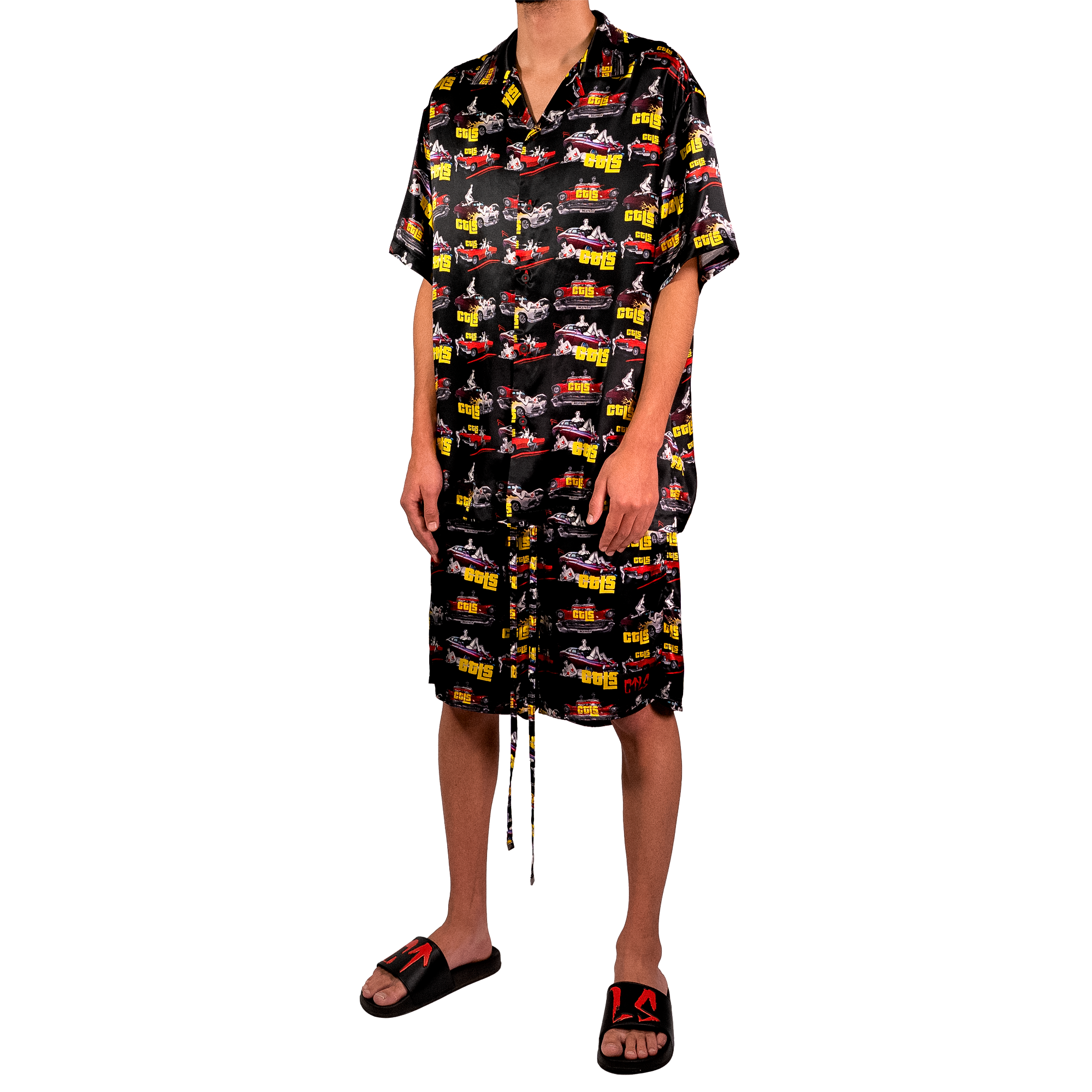 50's Bettie Satin Shorts