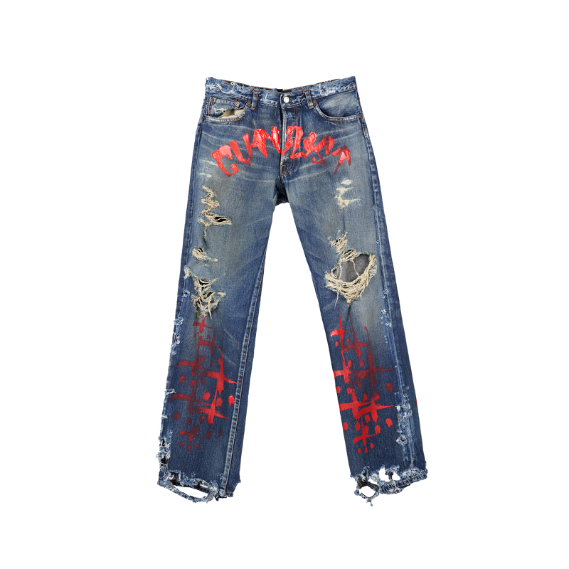 CTLS & MYne REMAKE BORO DENIM PANTS