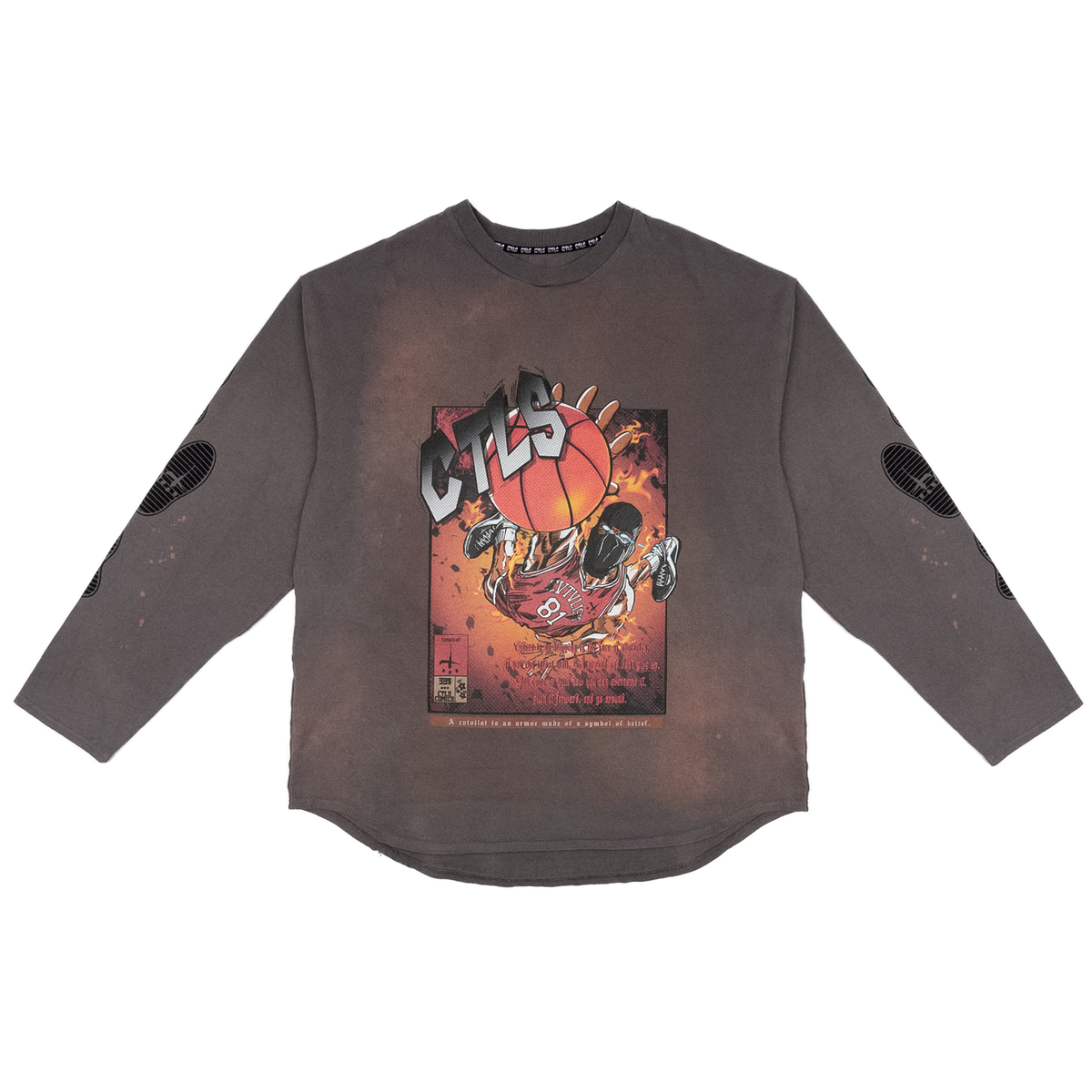Basket Ball Comics Longsleeve Tee