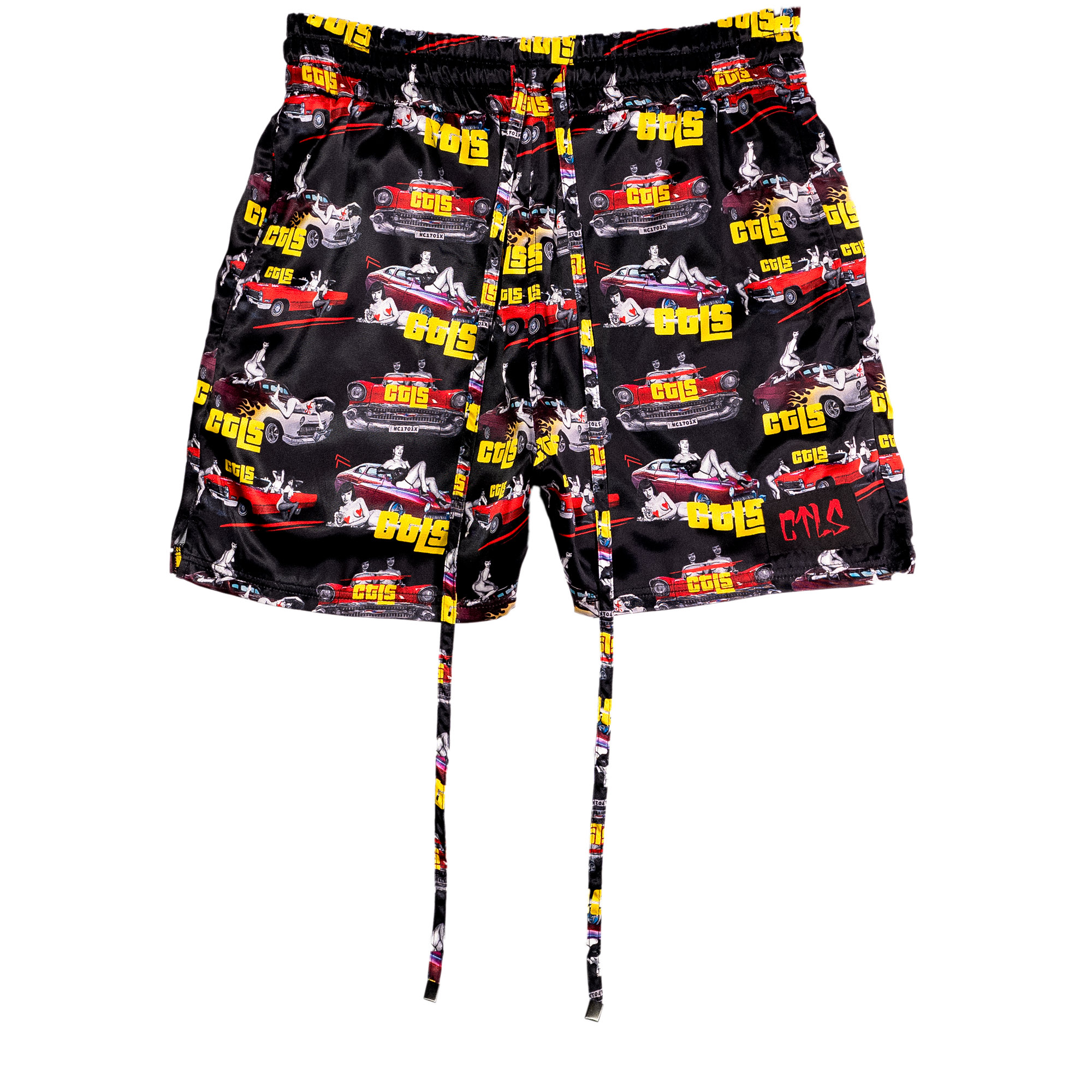 50's Bettie Satin Shorts