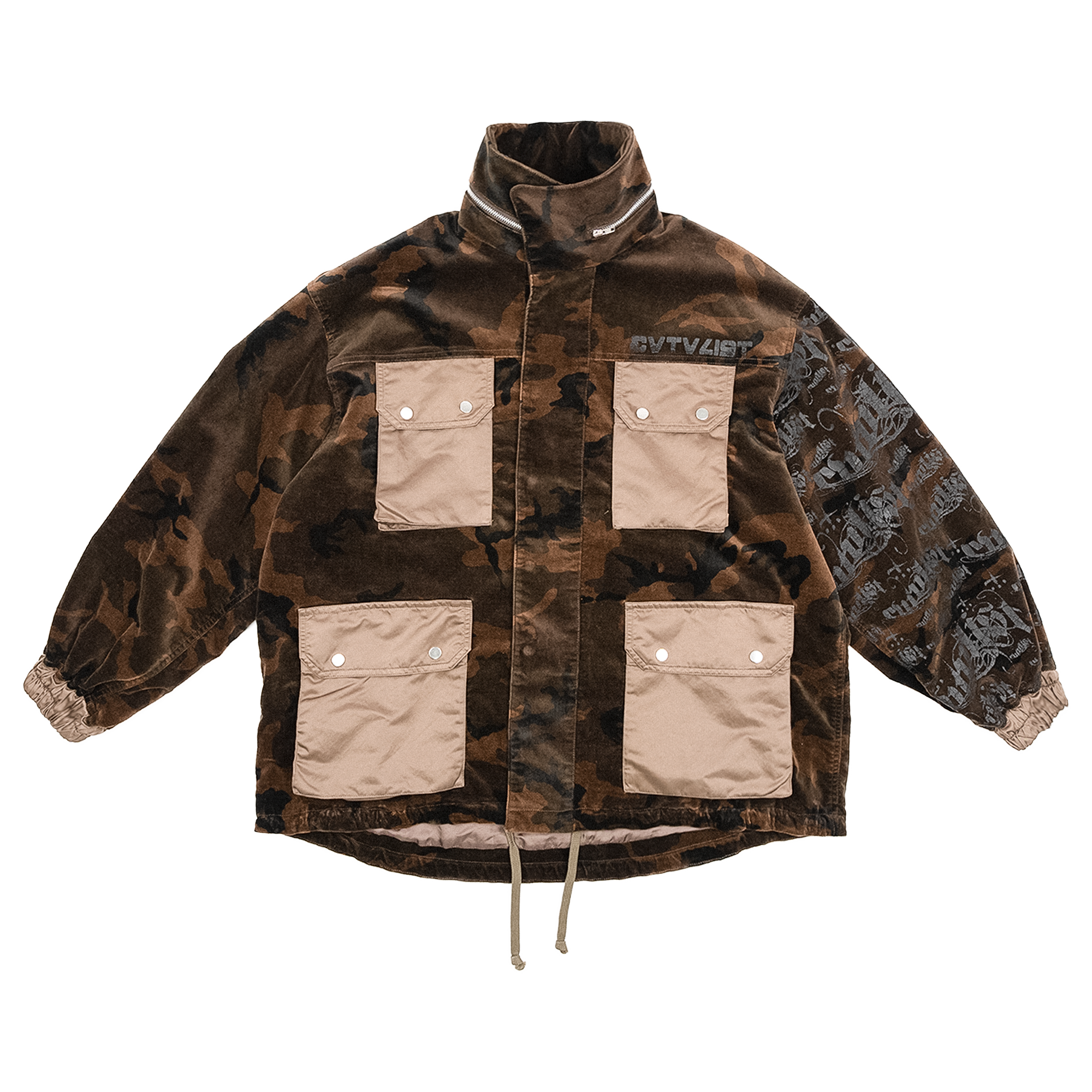 Velour Military Jacket