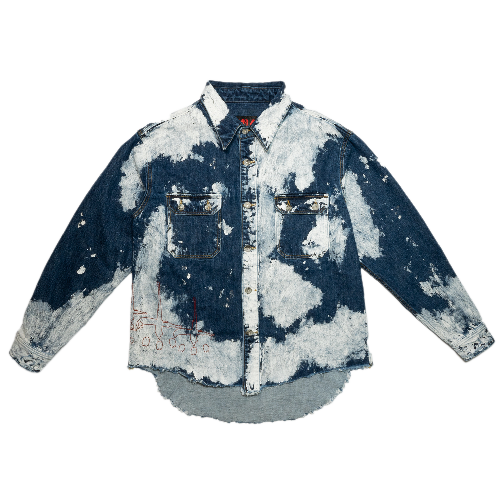 Painted Denim Shirt Painted Denim Shirt
