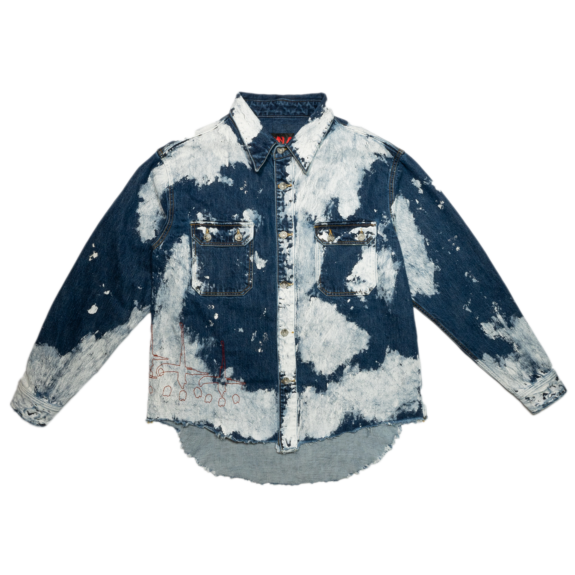 cvtvlist CTLS カタリスト ストライプシャツ Painted Denim Shirt