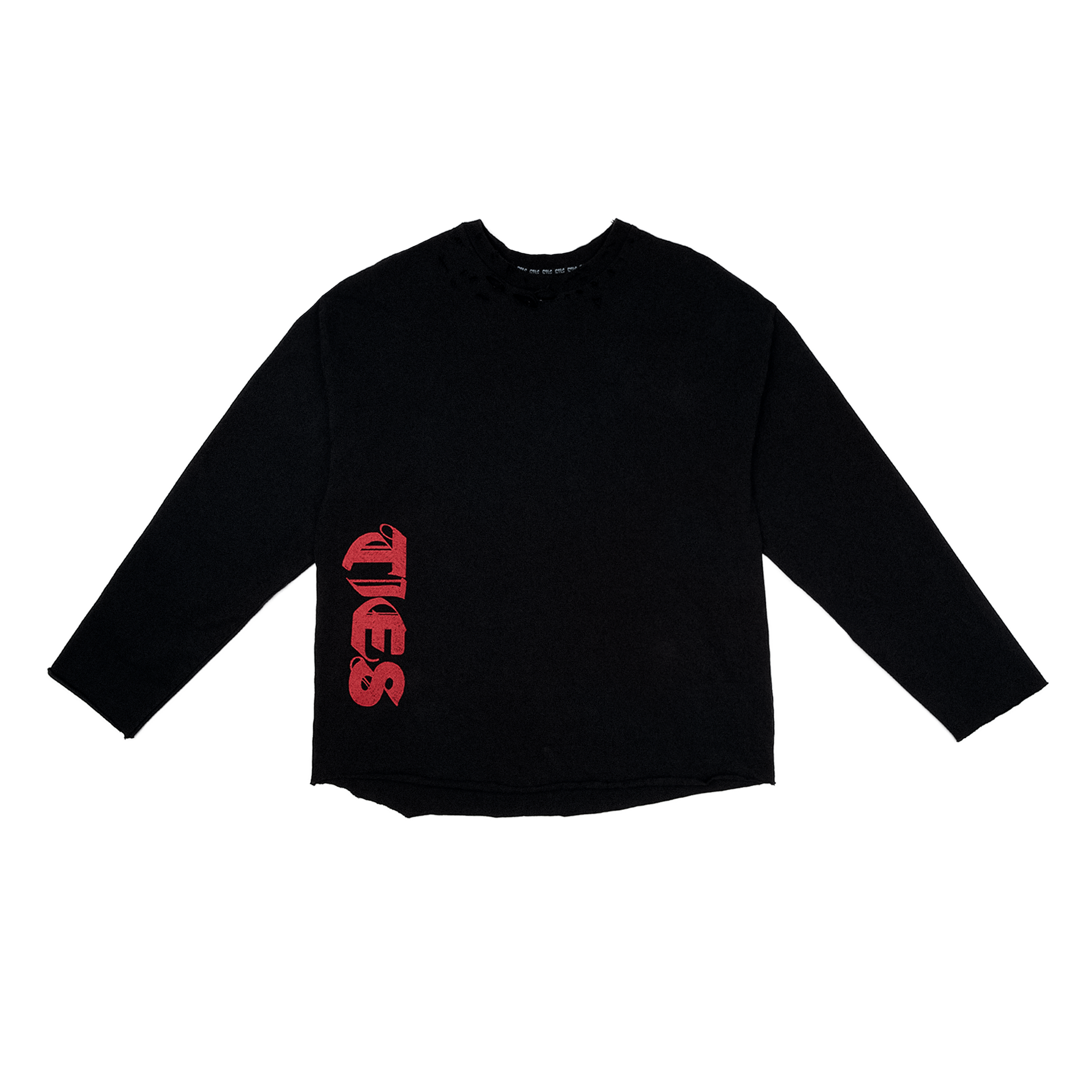 "TIES" Destroyed Longsleeve Tee