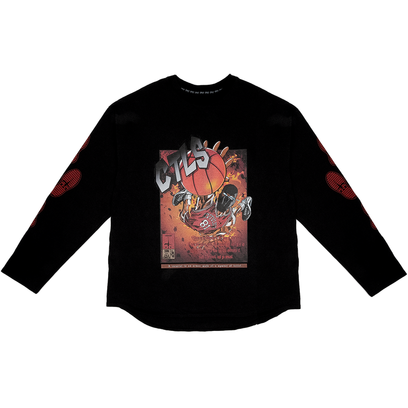 cvtvlist ctls ロンT tシャツ CTLS | Basket Ball Comics Longsleeve Tee – CVTVLIST