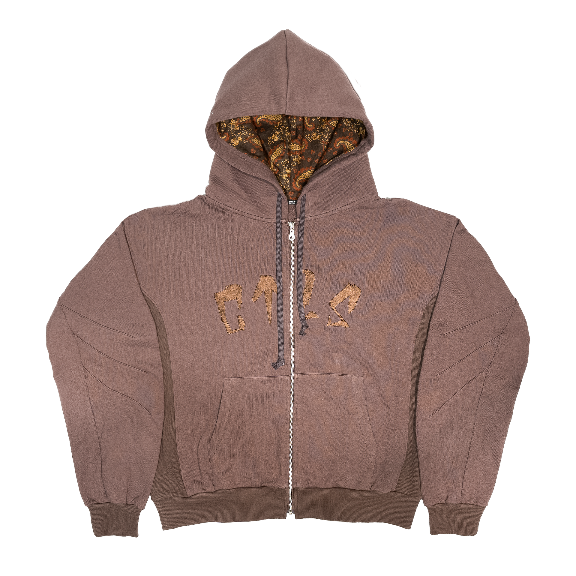 Arched Logo Usual Zip Hoodie