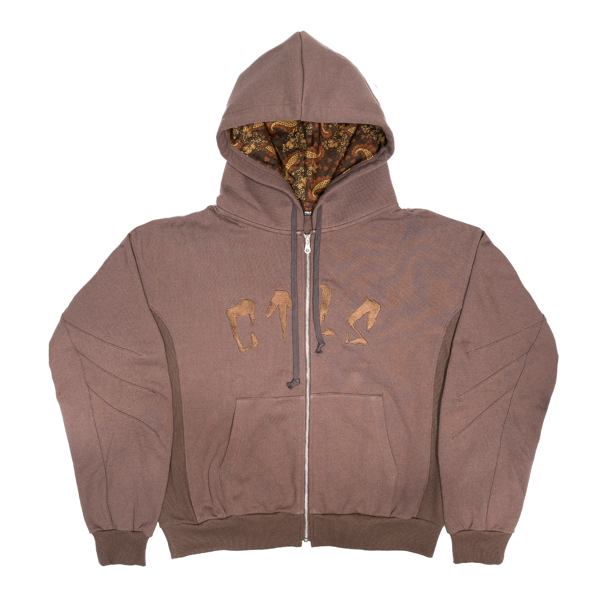 Arched Logo Usual Zip Hoodie