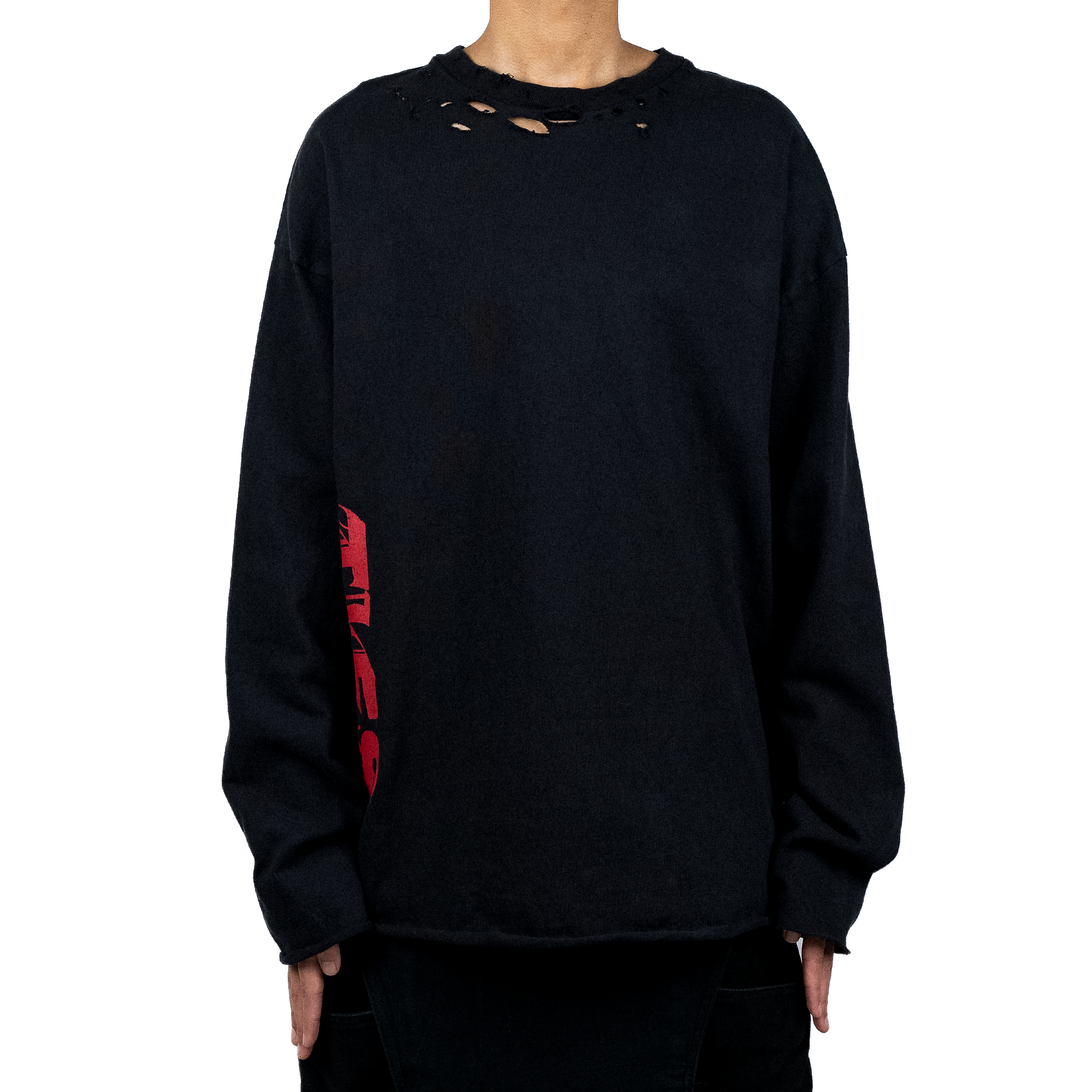 "TIES" Destroyed Longsleeve Tee