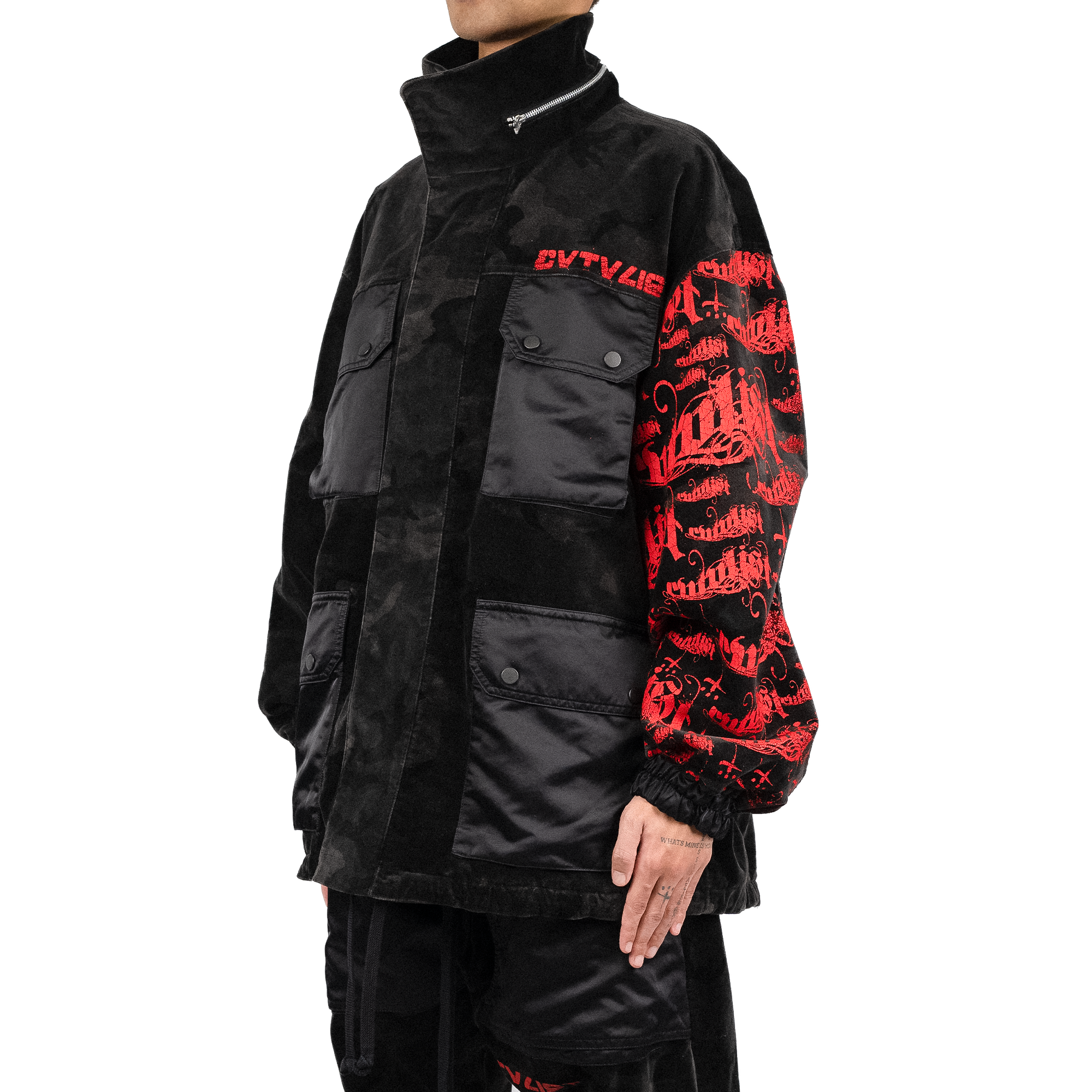 Velour Military Jacket