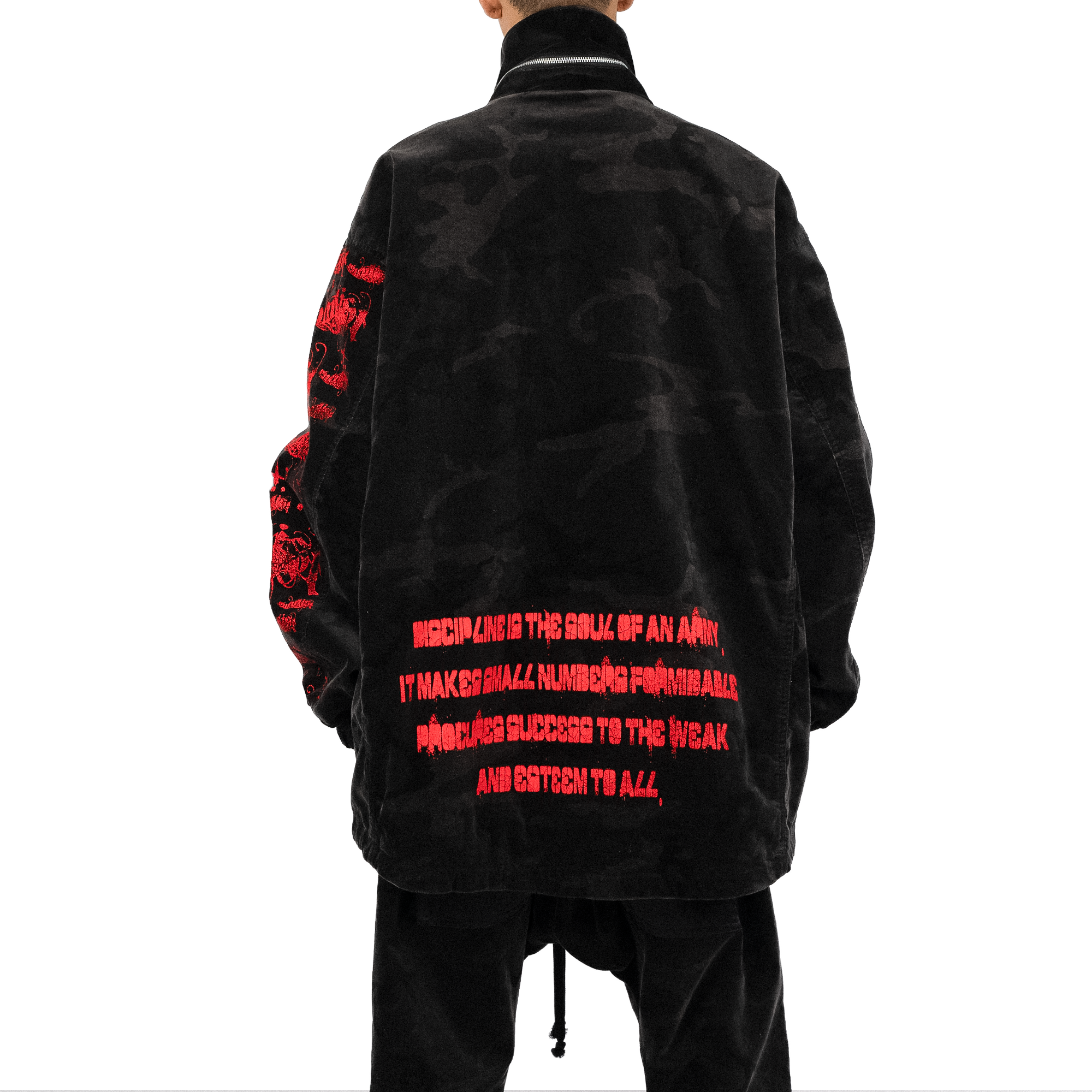 Velour Military Jacket