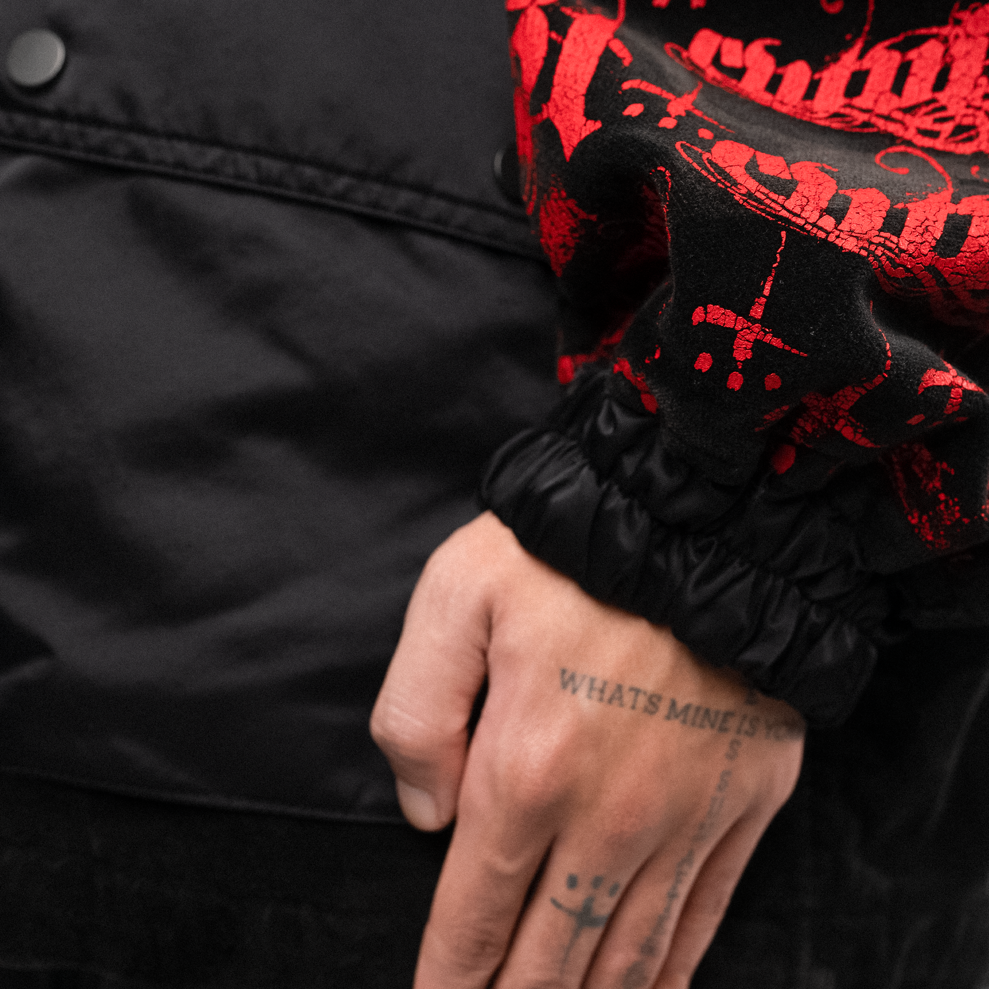 Velour Military Jacket