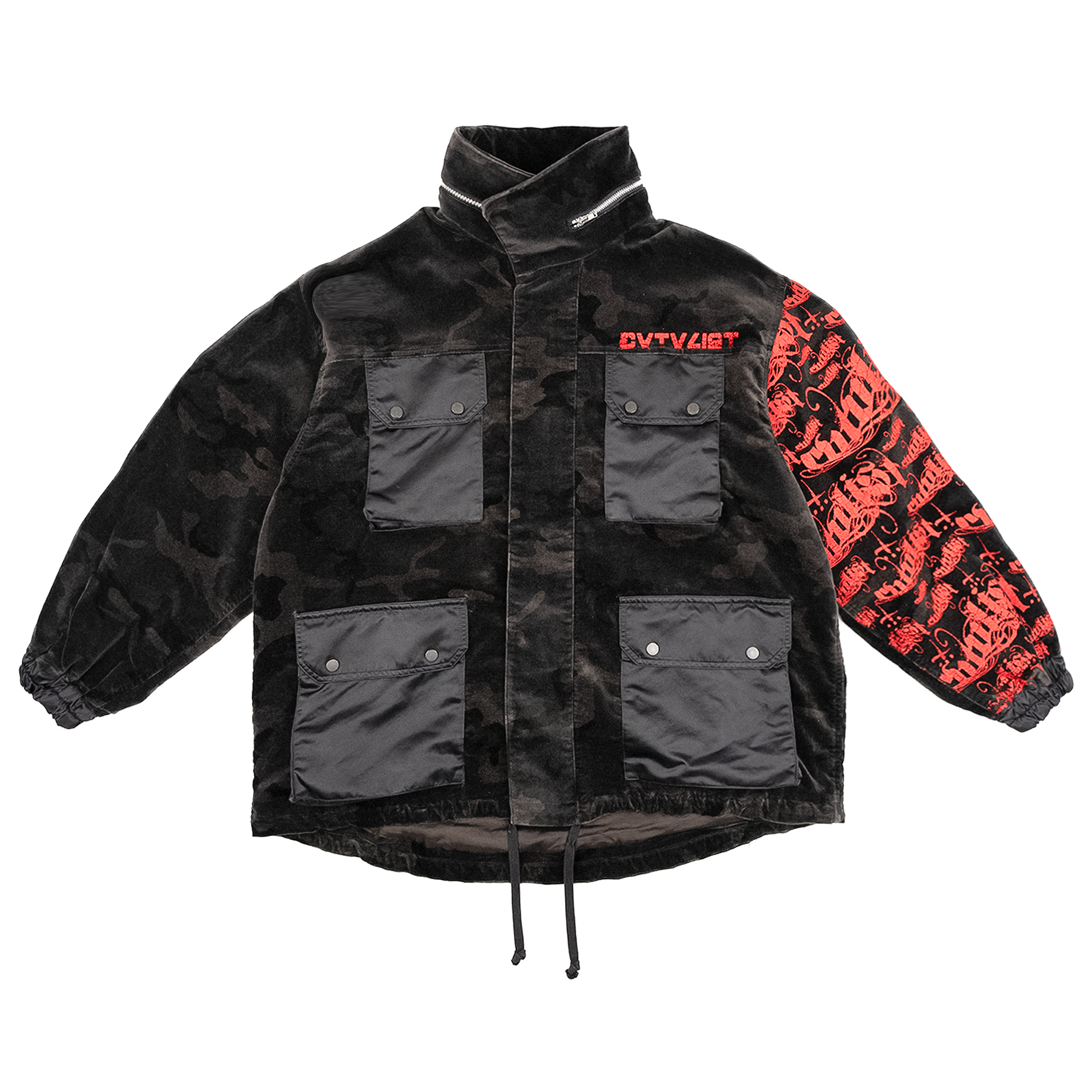 Velour Military Jacket