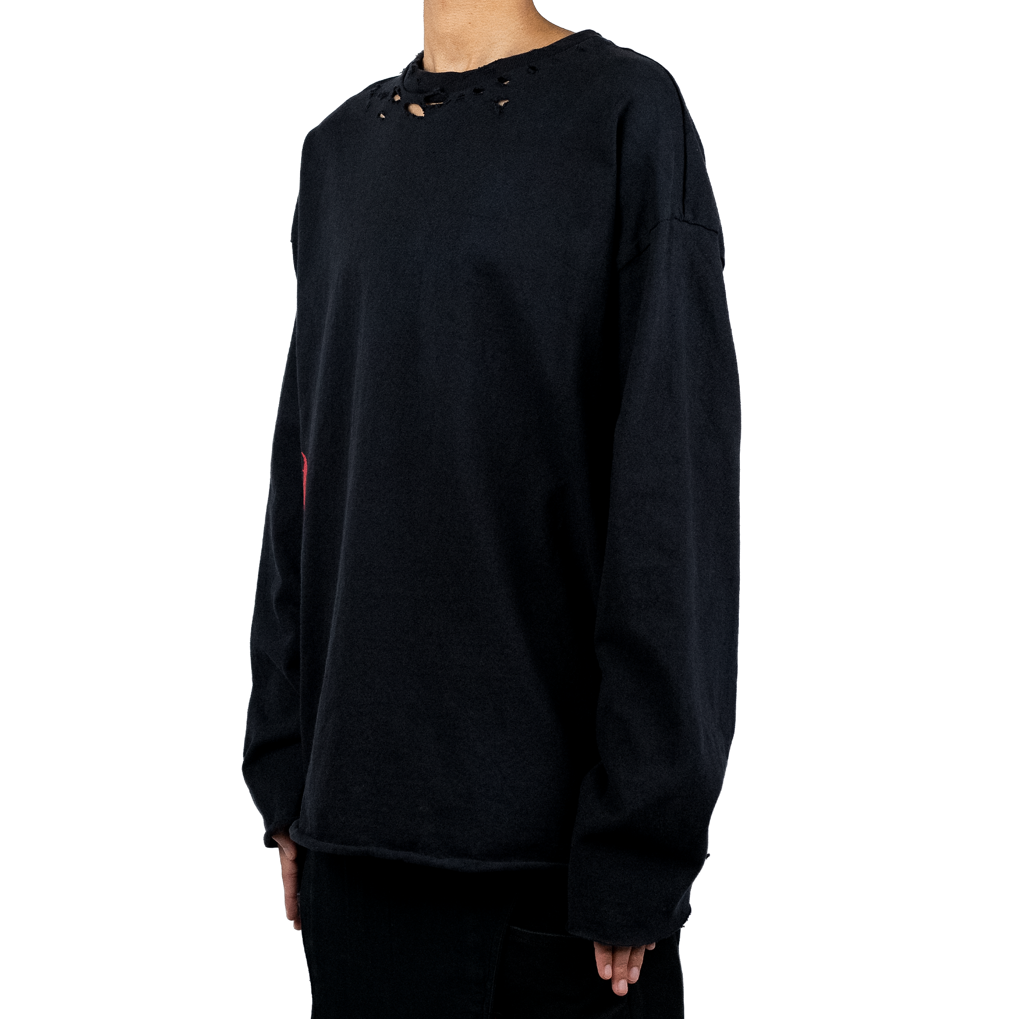 "TIES" Destroyed Longsleeve Tee