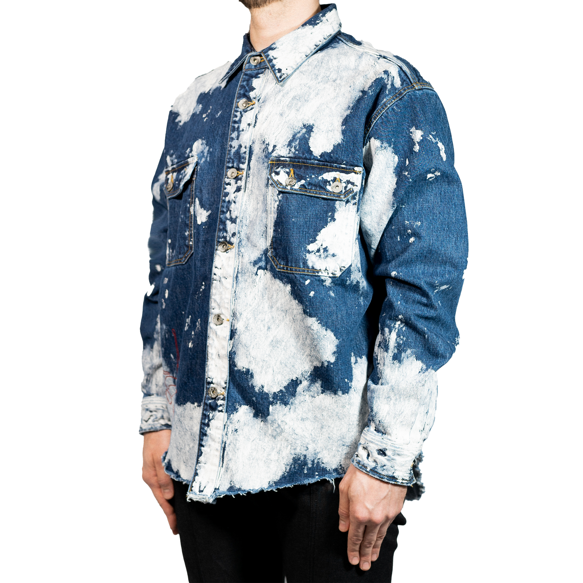 Painted Denim Shirt