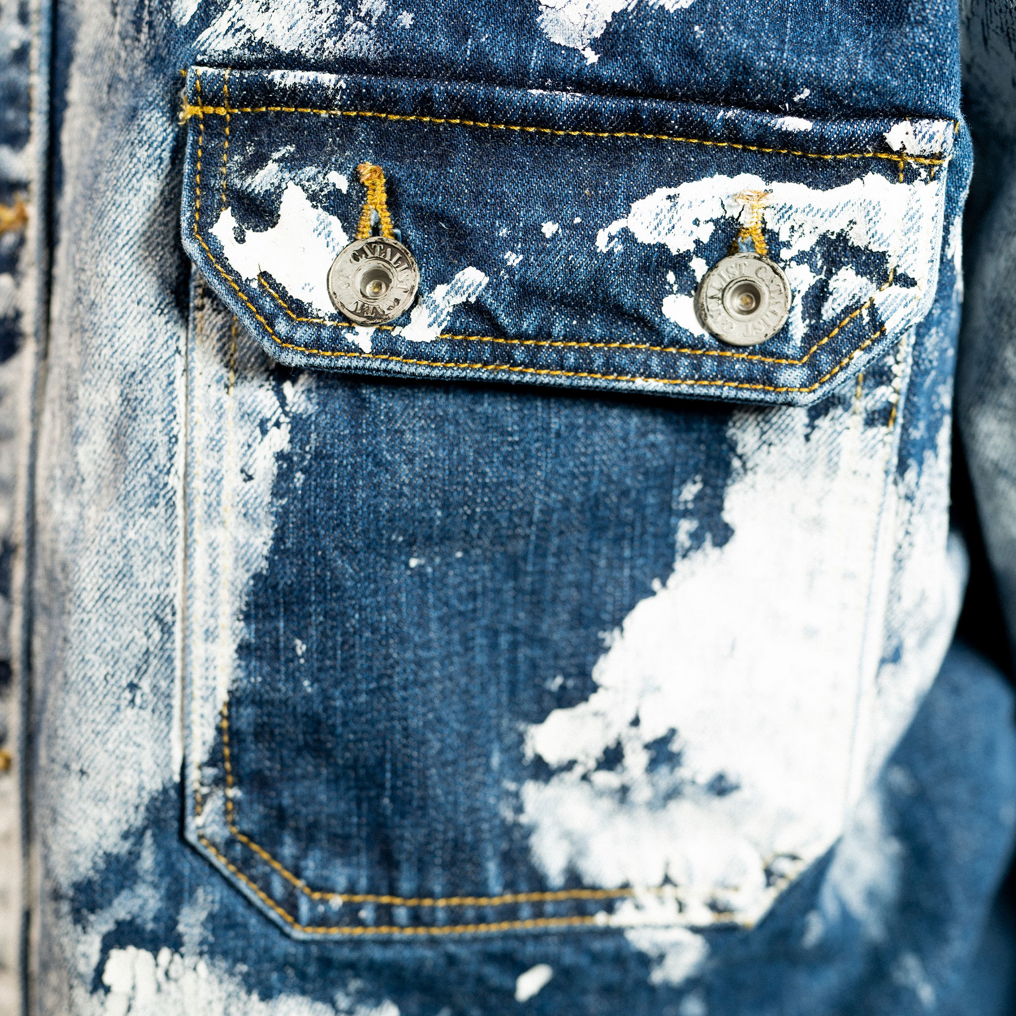 Painted Denim Shirt