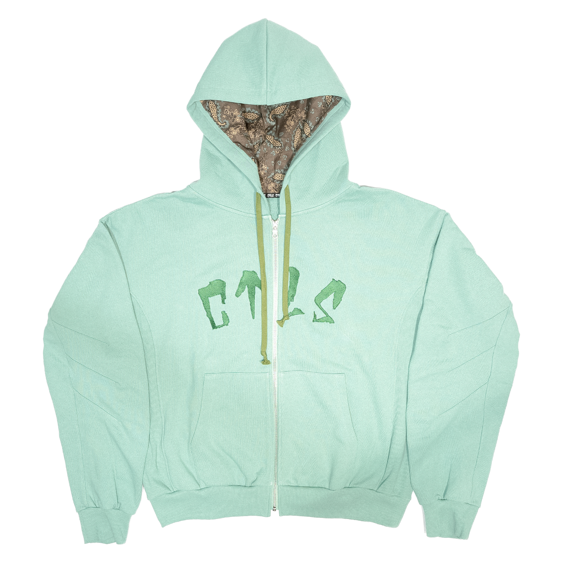 Arched Logo Usual Zip Hoodie