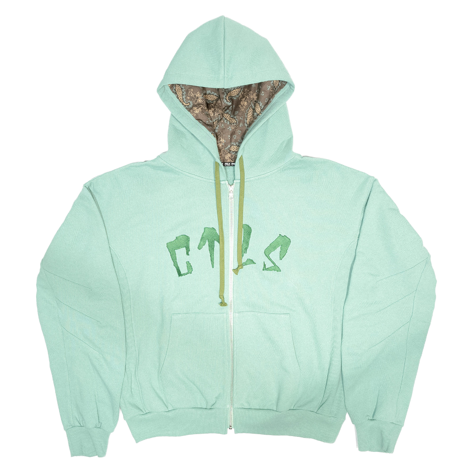 Arched Logo Usual Zip Hoodie