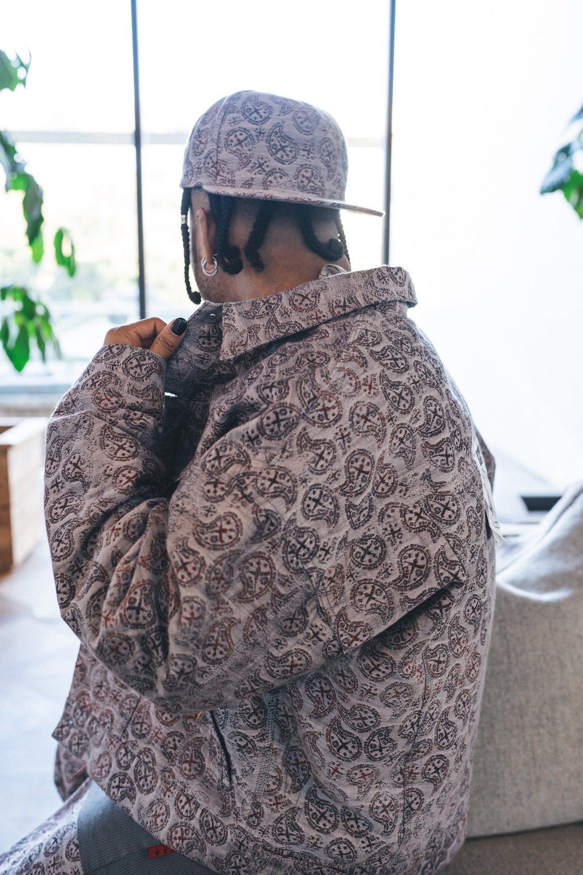 Jacquard Blouson