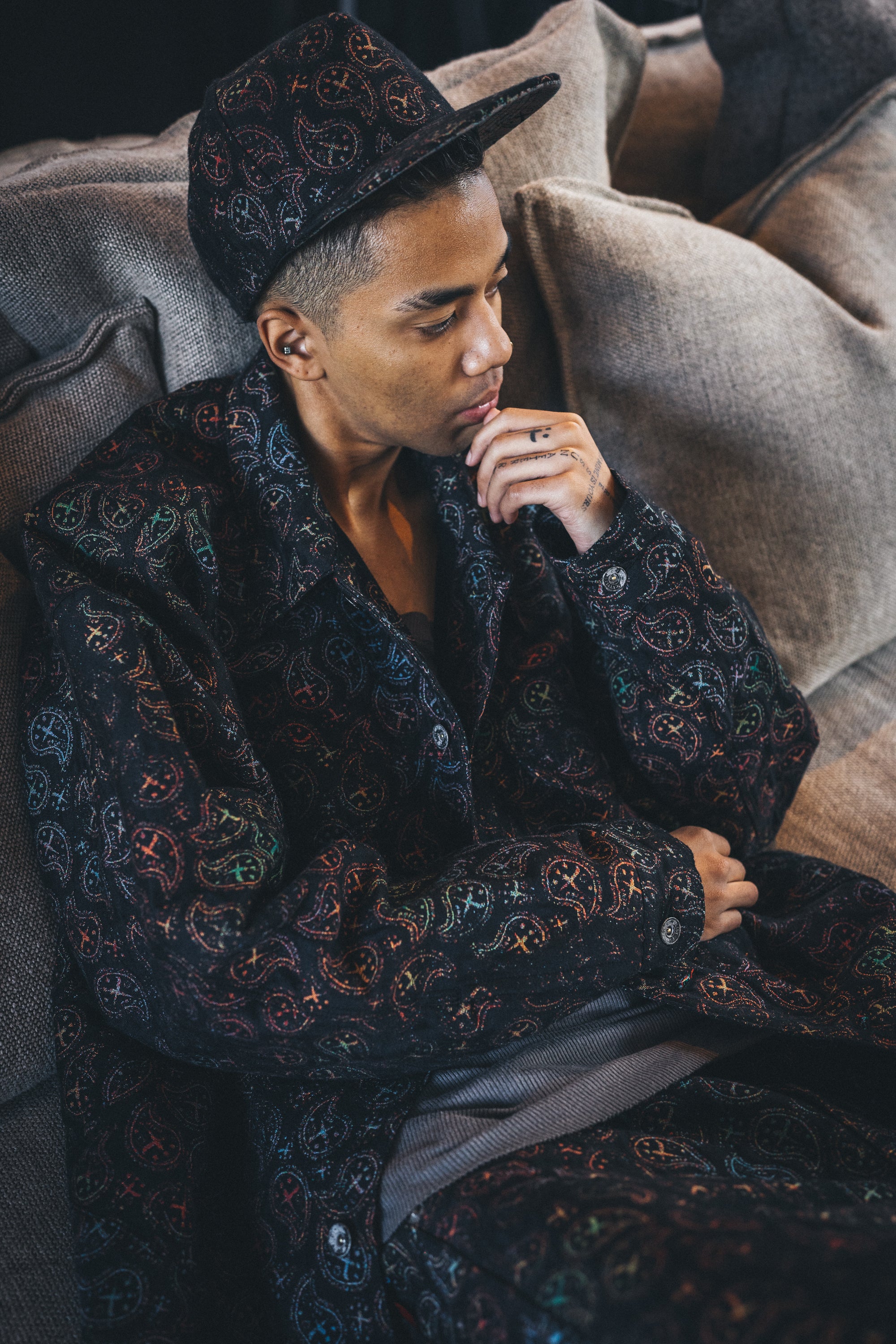 Jacquard Blouson