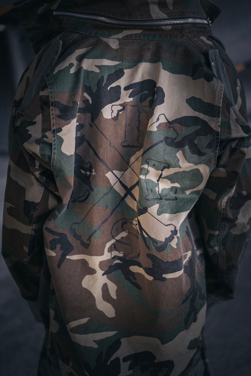 cvtvlist military jacket Blackジャケット/アウター