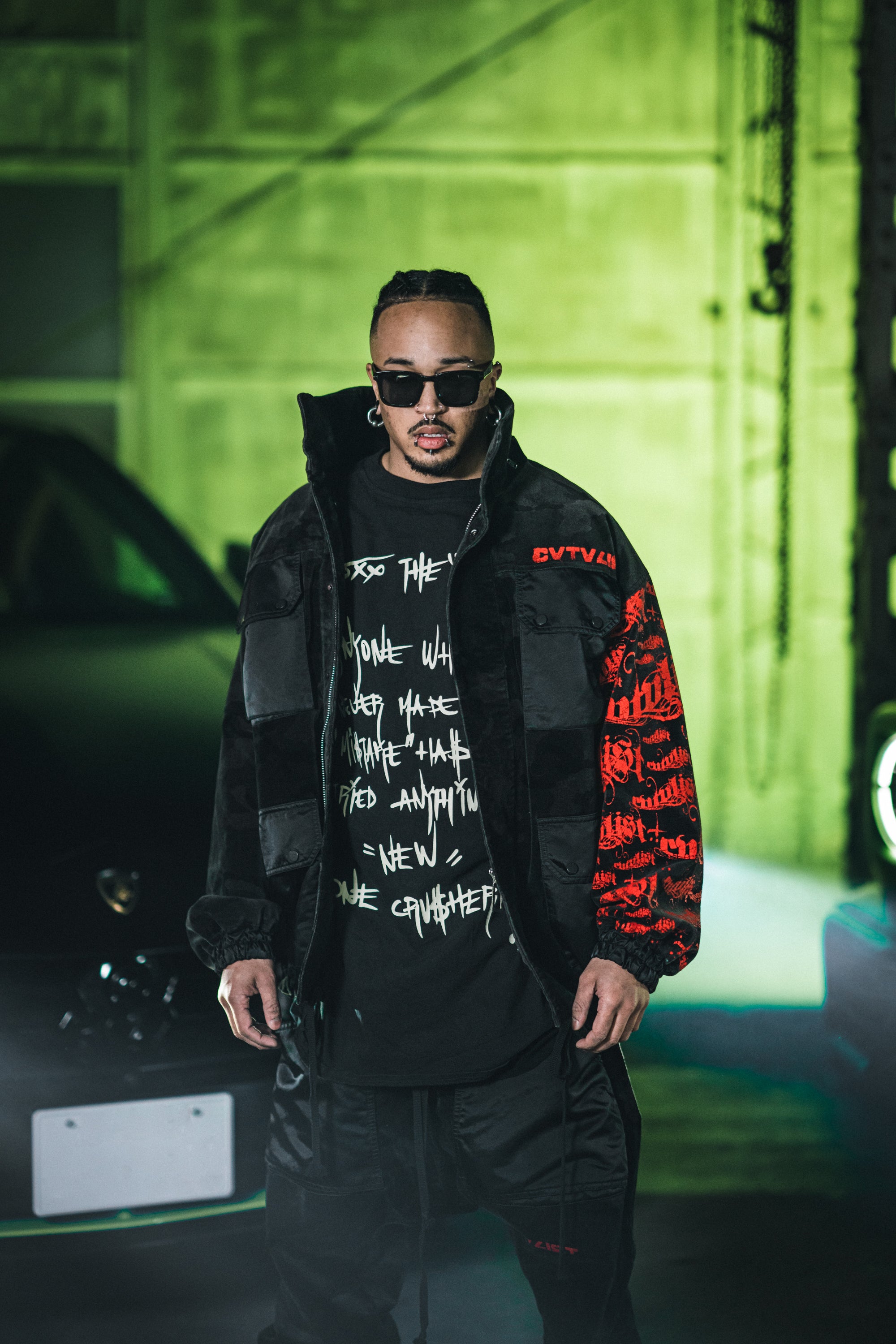 Velour Military Jacket