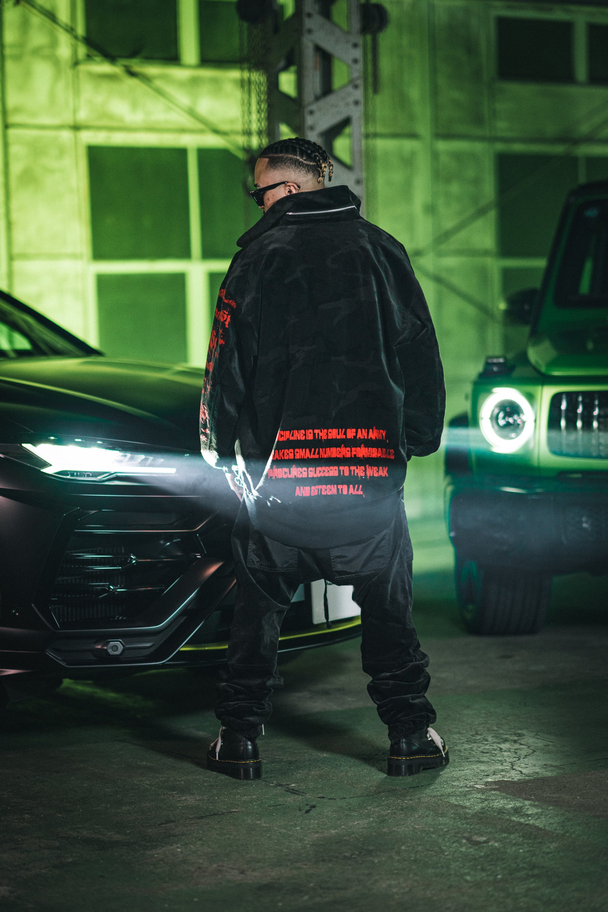 Velour Military Jacket