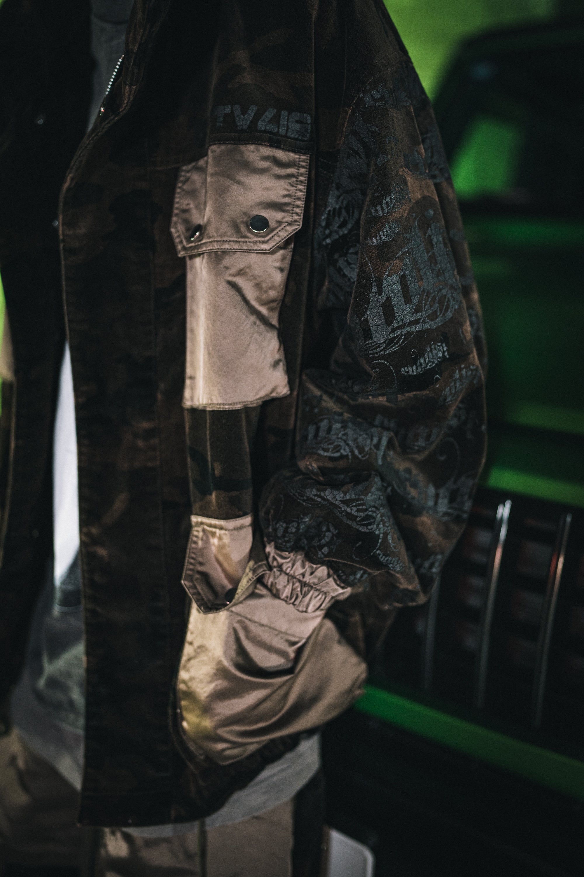 Velour Military Jacket