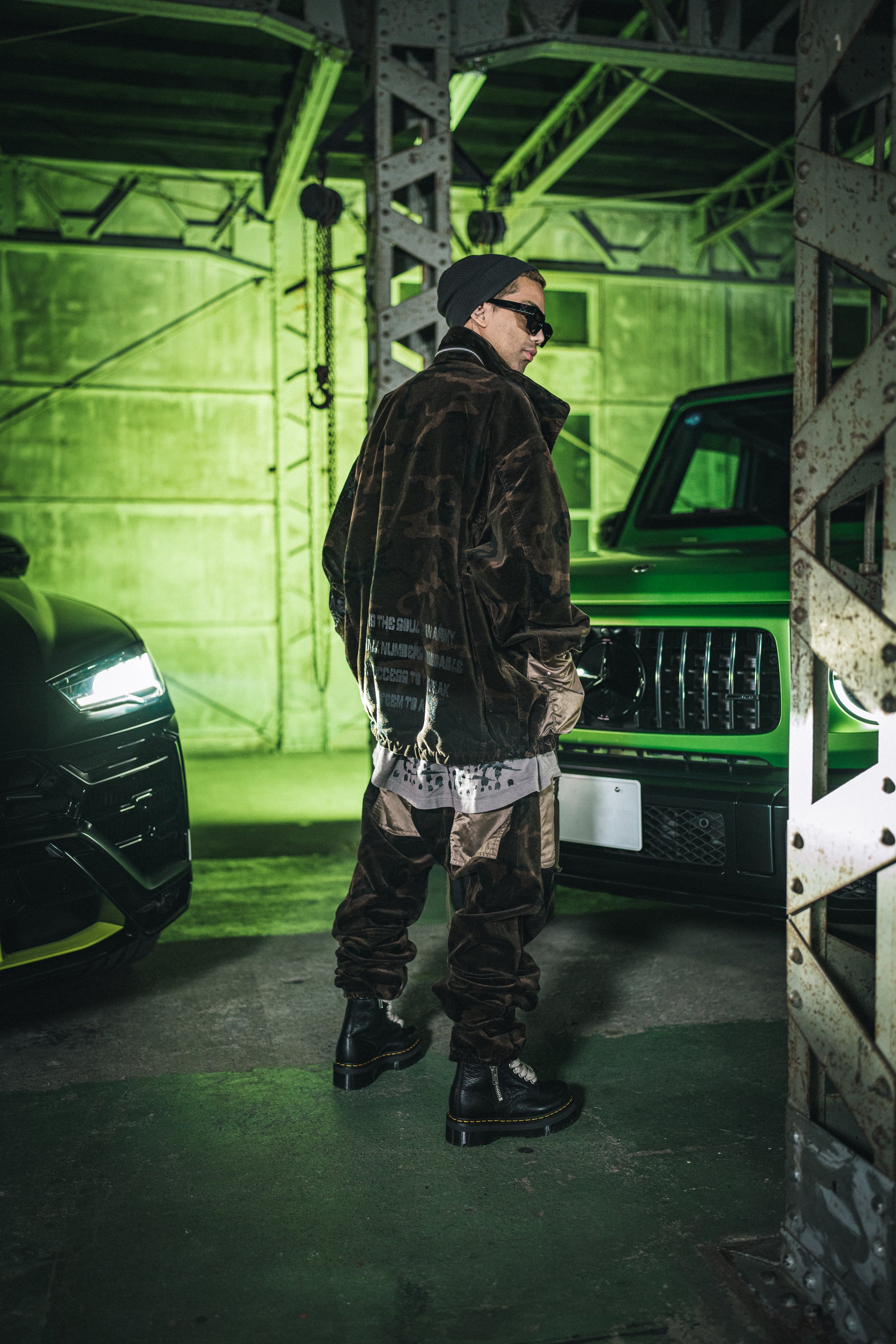 Velour Military Jacket