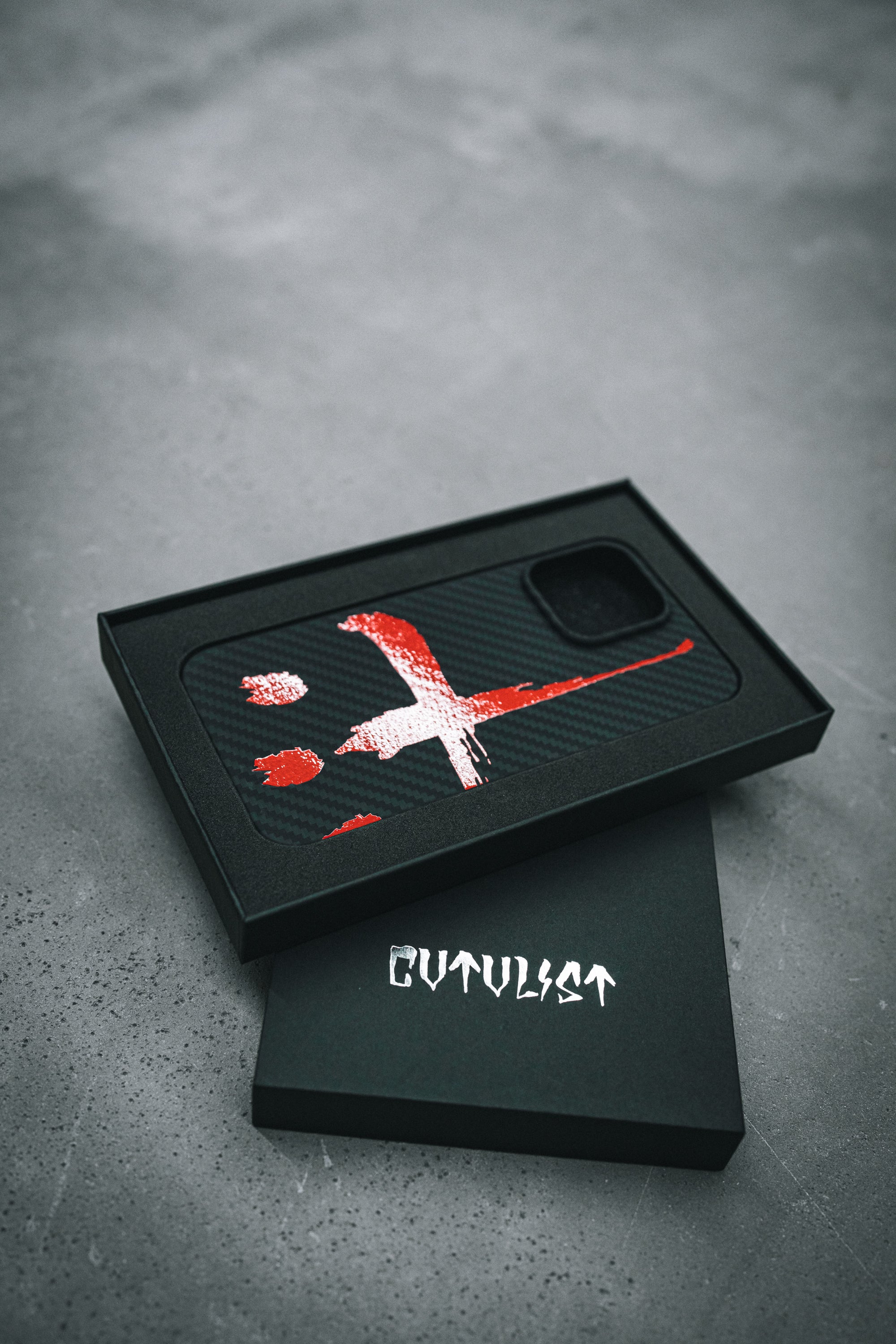 Big Cross Carbon iPhone Case for 13 Pro