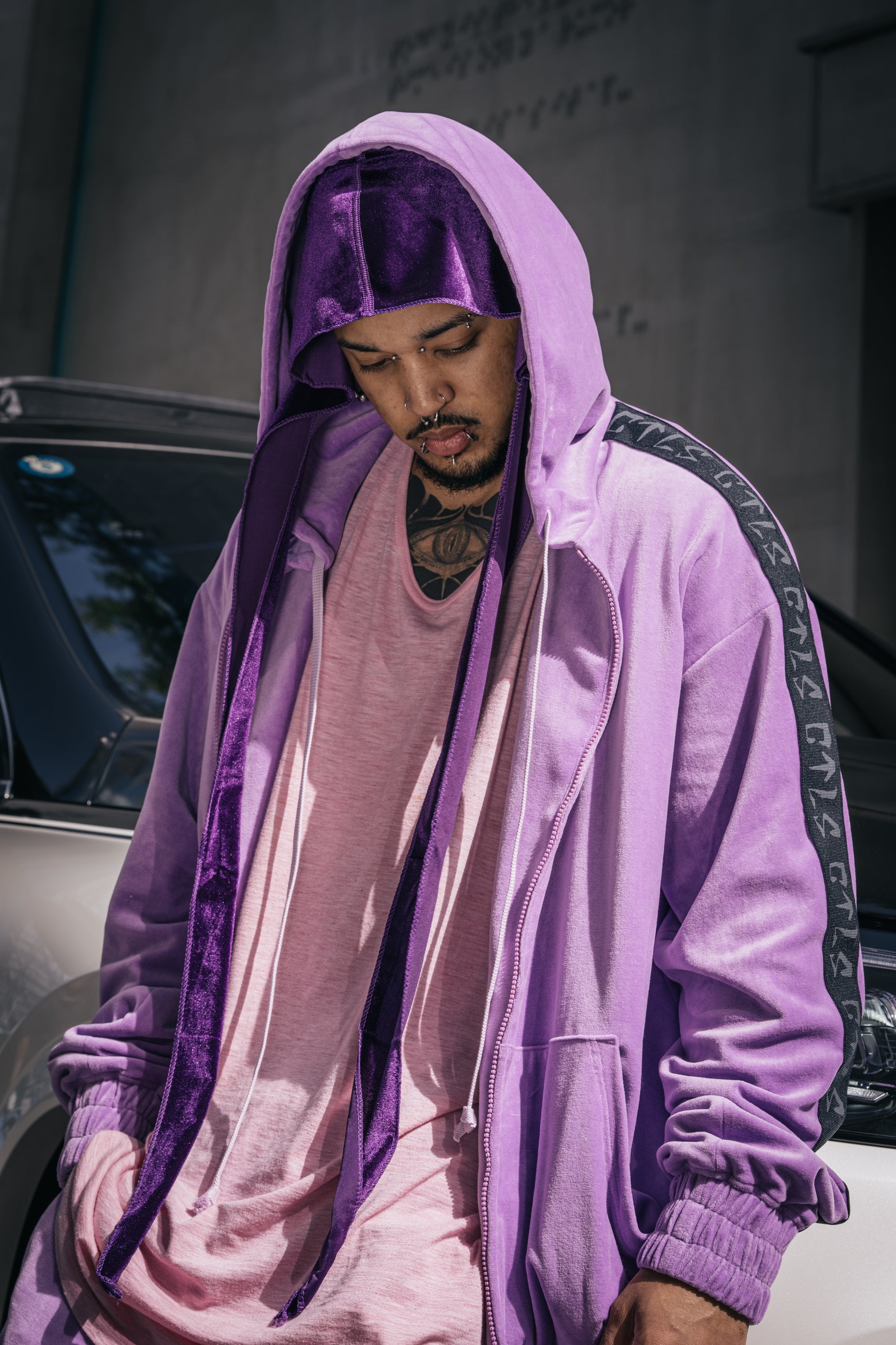 Velour Track Jacket