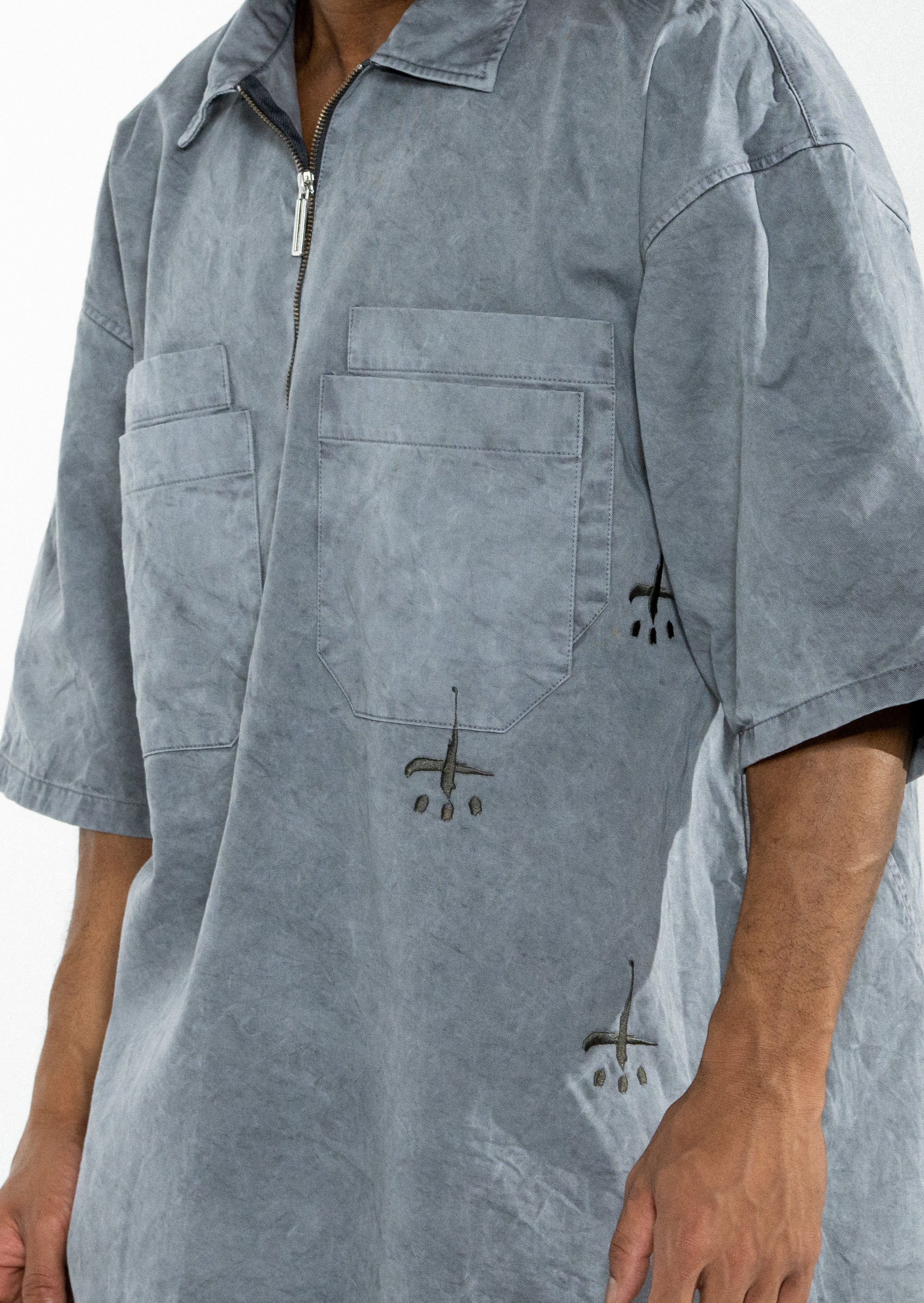 Double Pocket Short Sleeve Shirt