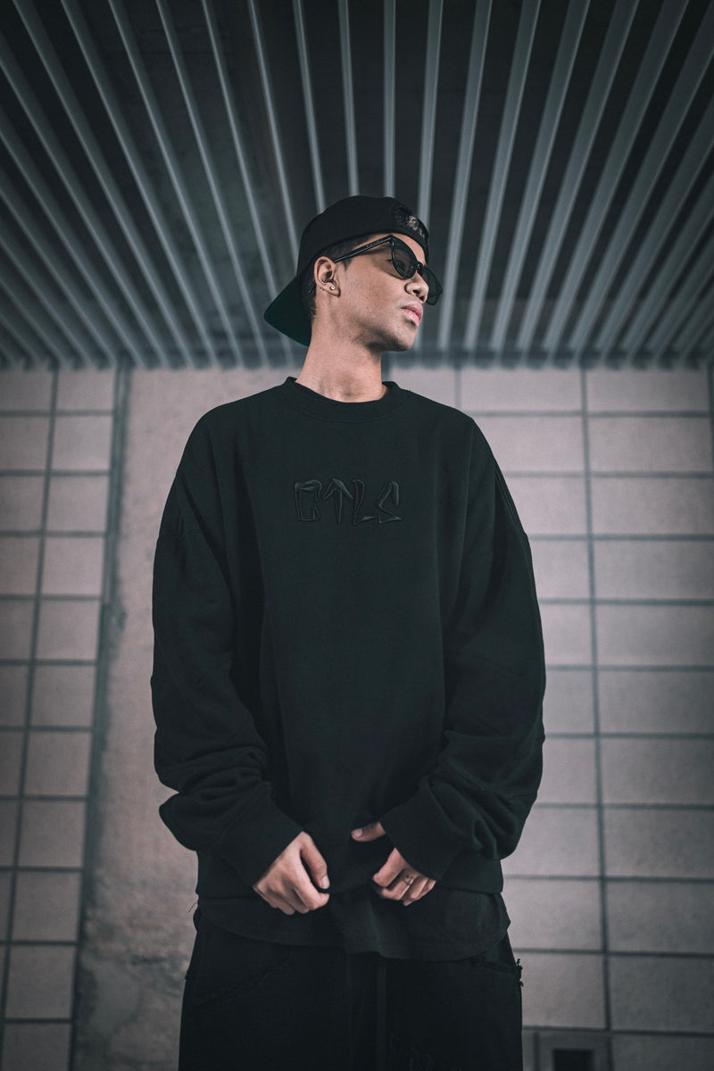 cvtvlist ctls usual crewneck ブラック