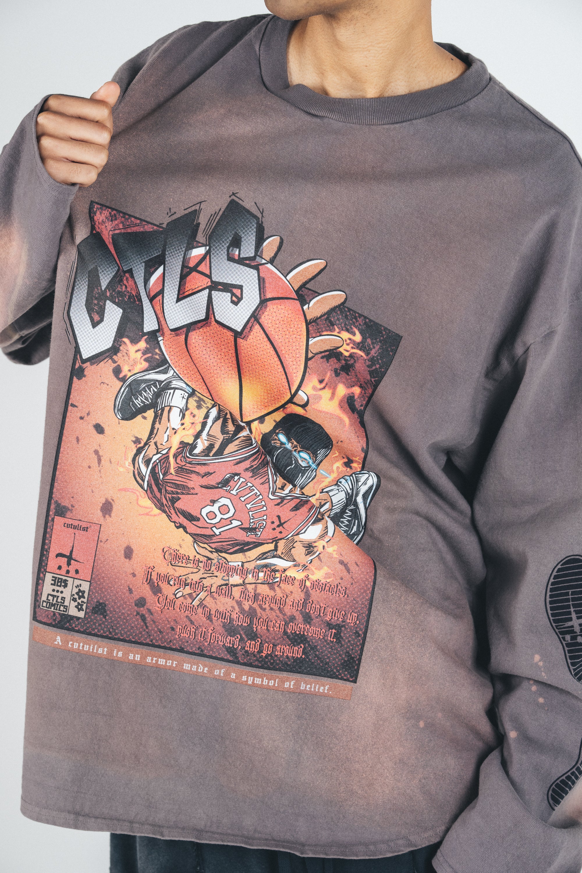 CTLS ロンT cvtvlist Basket Ball Comics Longsleeve Tee