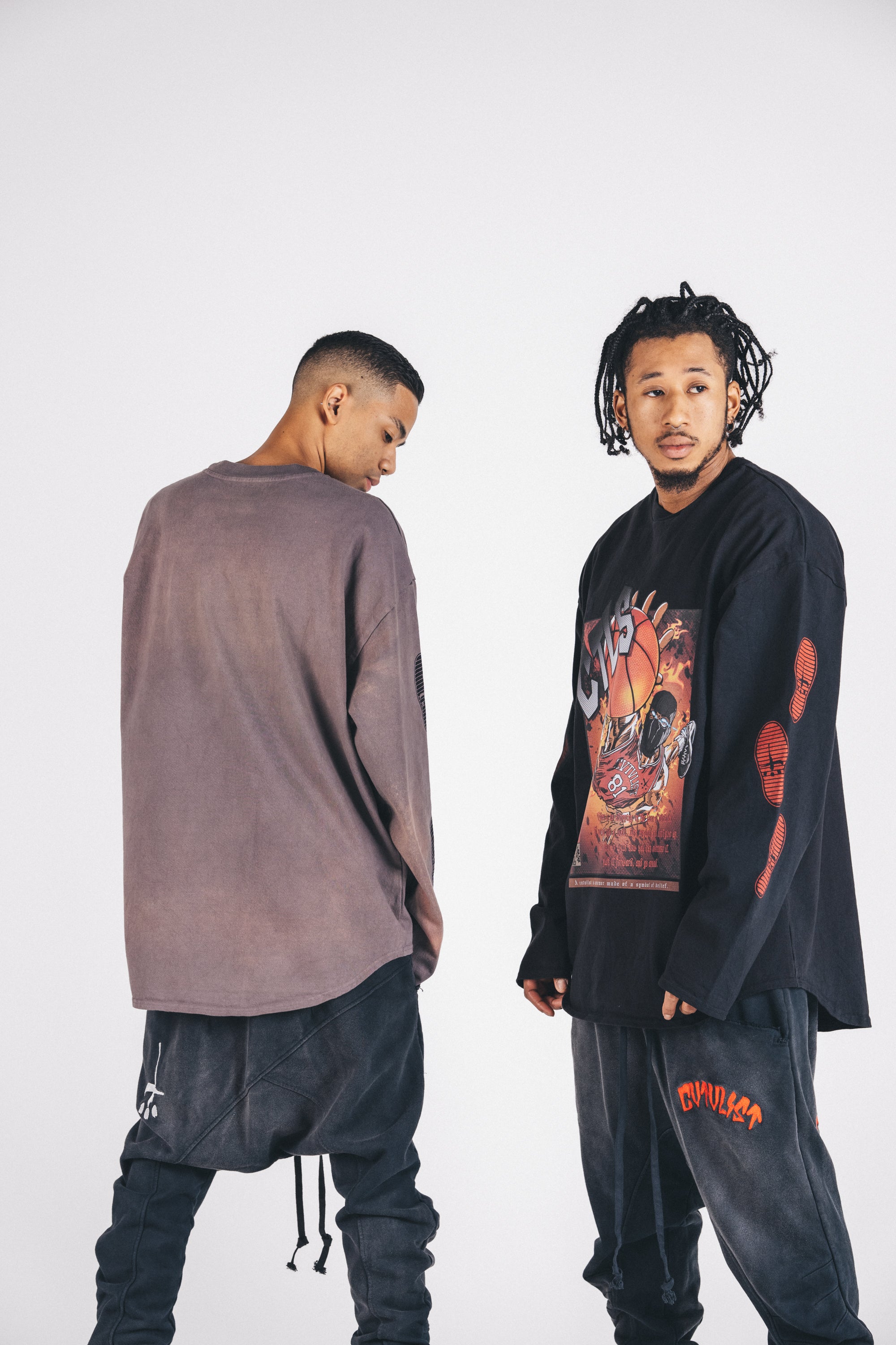 Basket Ball Comics Longsleeve Tee