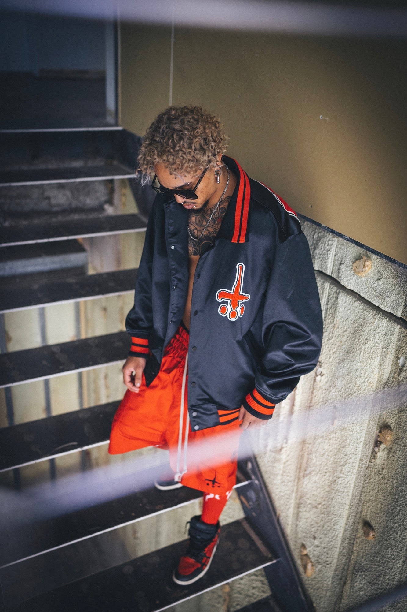 Satin College Jacket