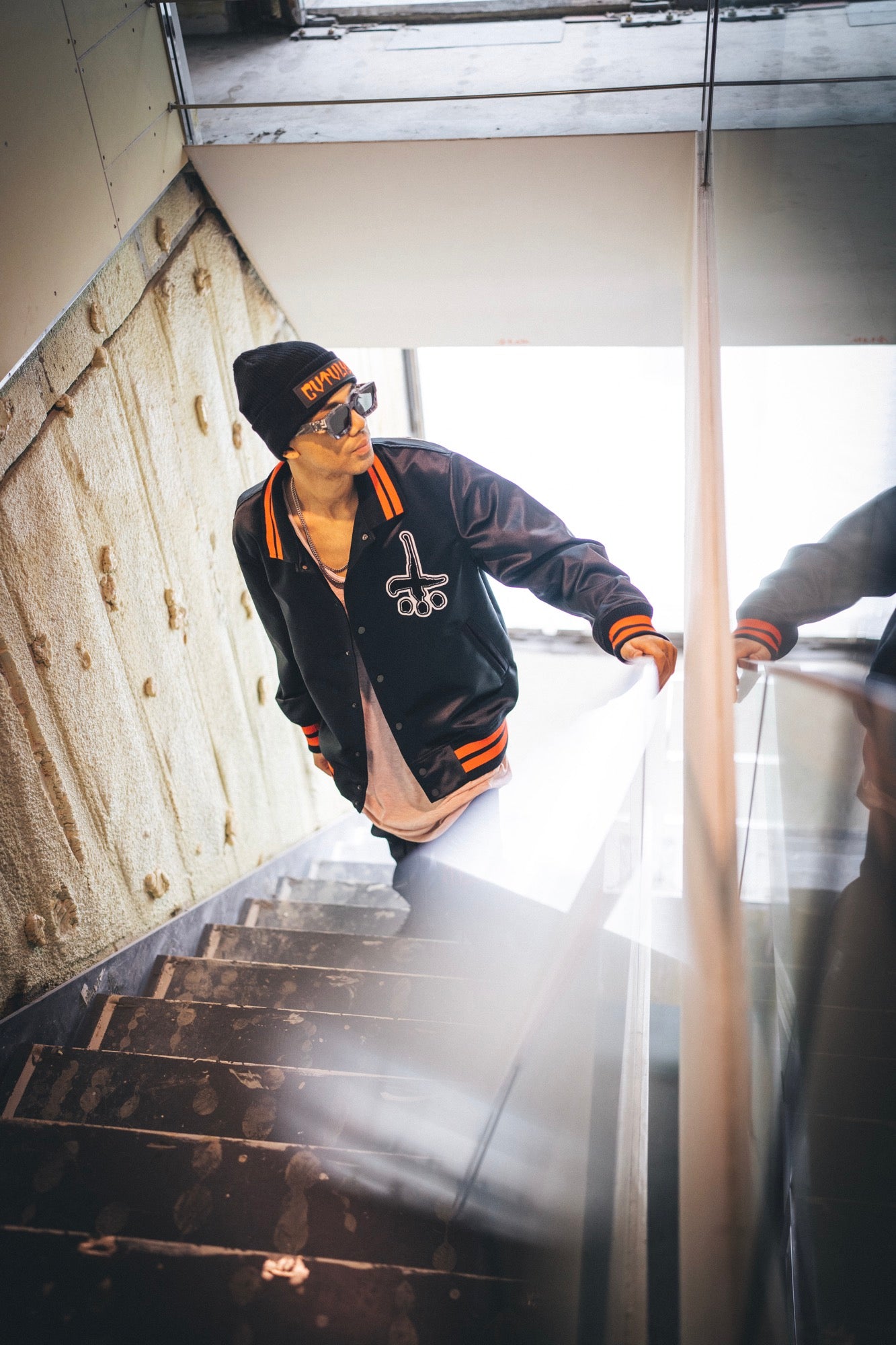 Satin College Jacket