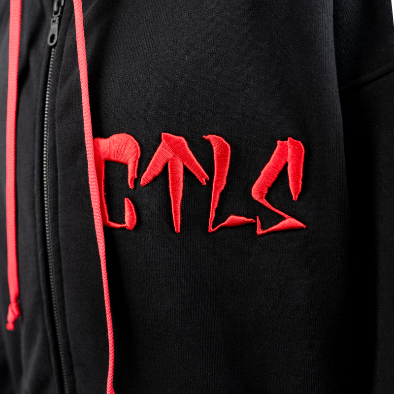 cvtvlist CTLS 3D usual TEE 黒赤袖クロス cvtvlist CTLS 3D usual TEE 黒赤袖クロス