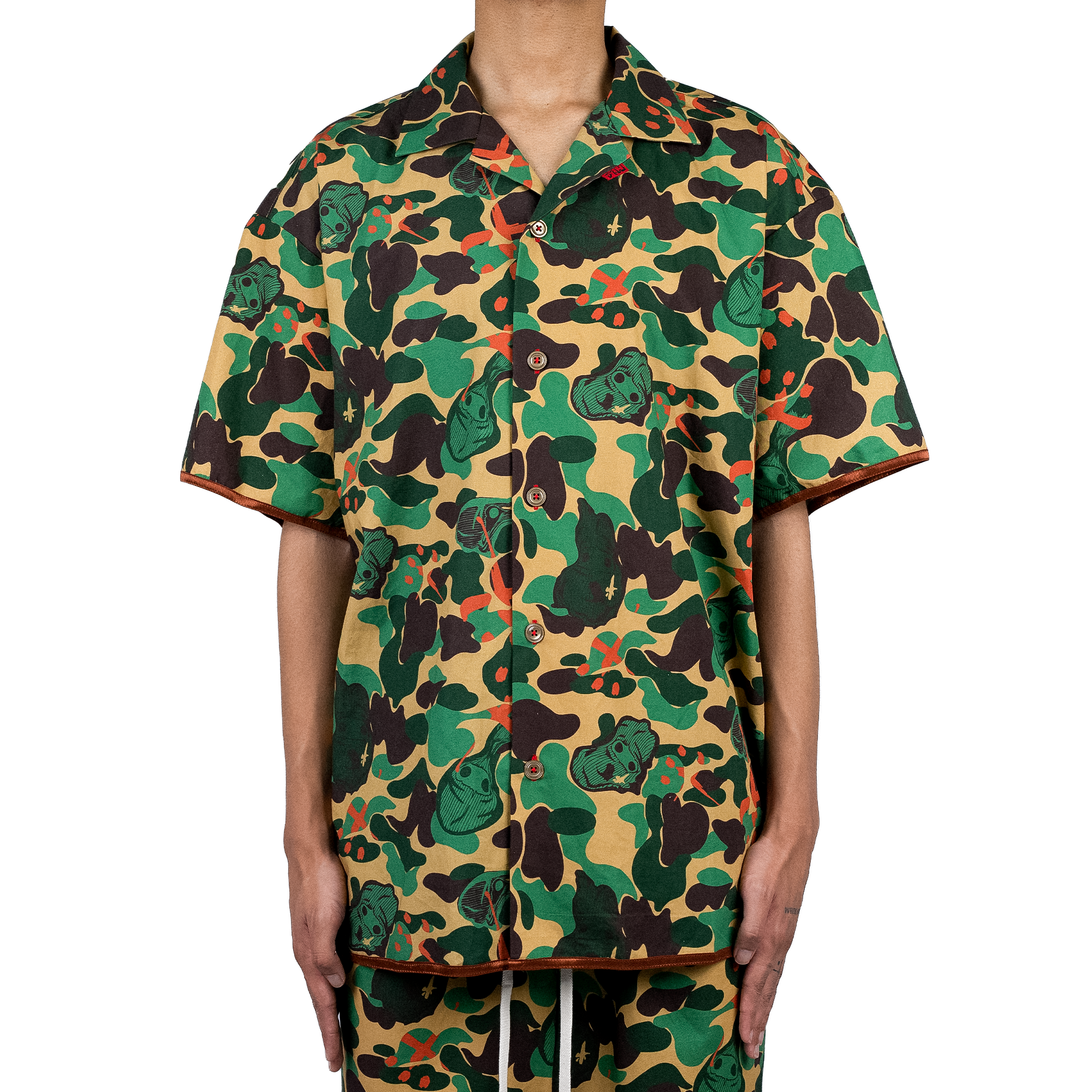"CREW" Camo Short Sleeve Shirt