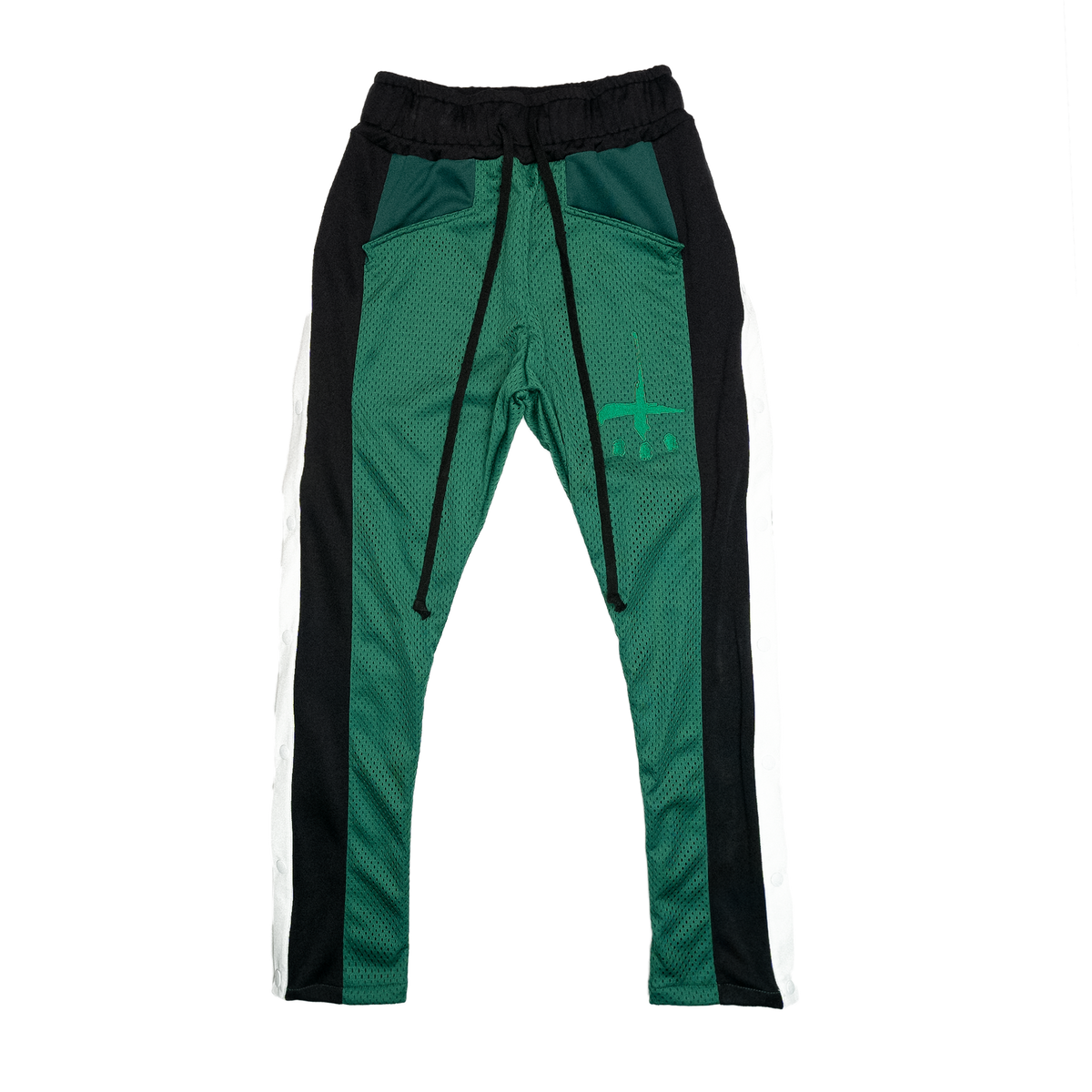 Vegan Leather Side Snap Pants