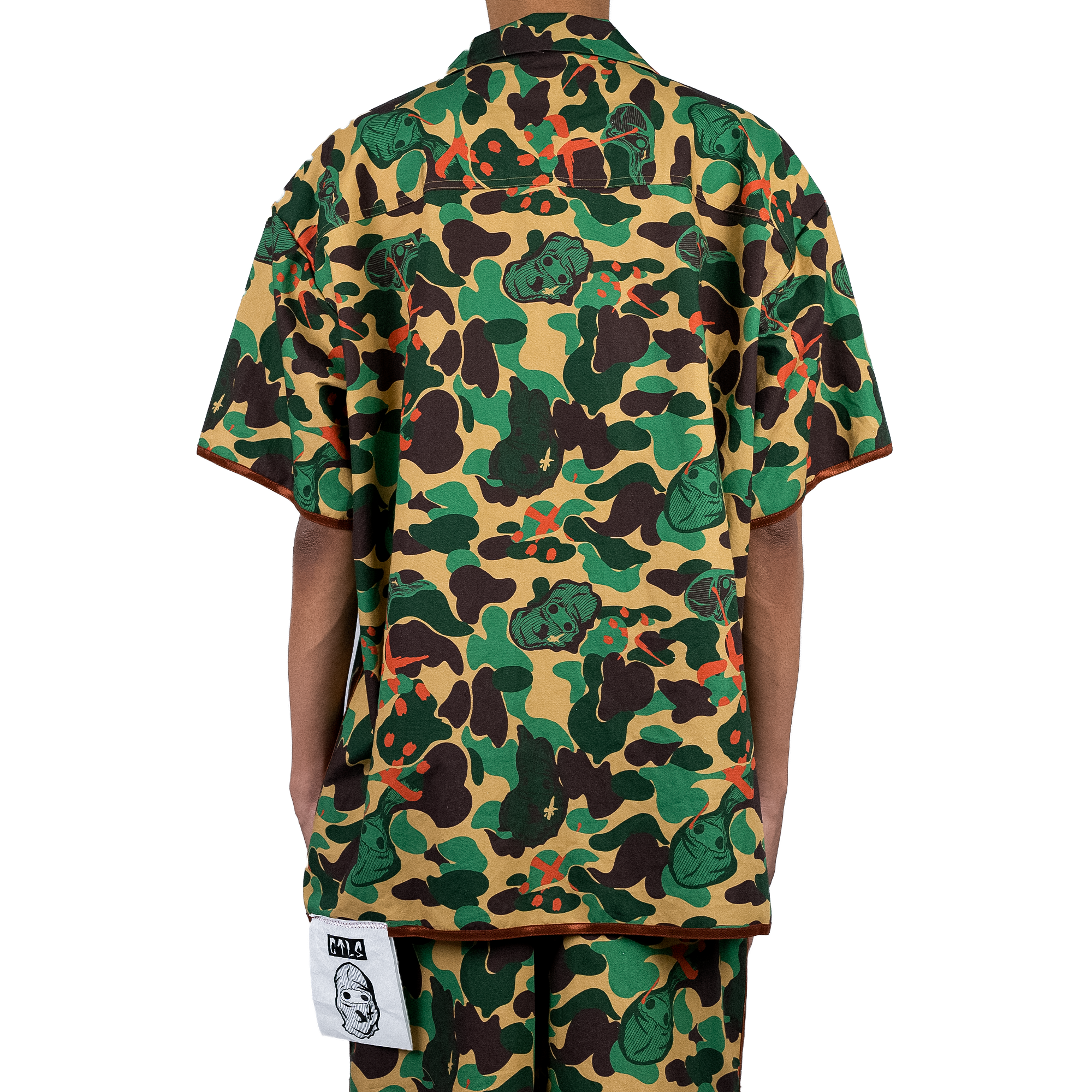 "CREW" Camo Short Sleeve Shirt