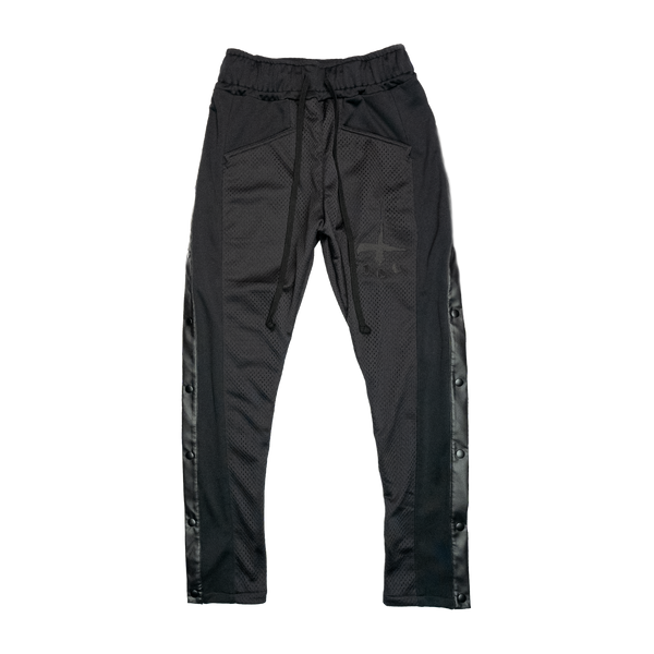 CTLS | Vegan Leather Side Snap Pants