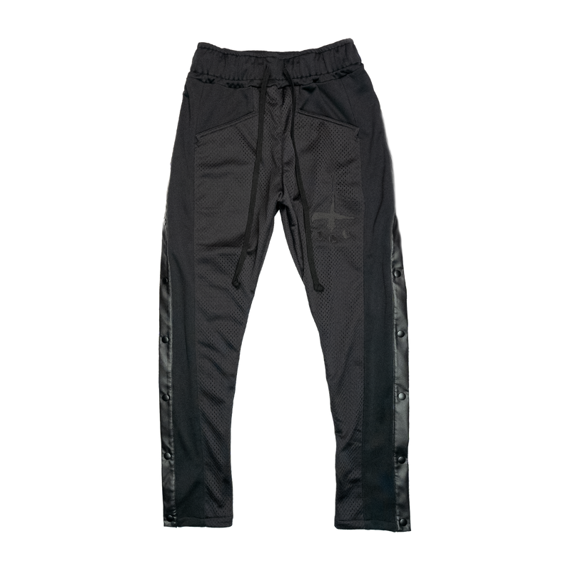 CTLS | Vegan Leather Side Snap Pants