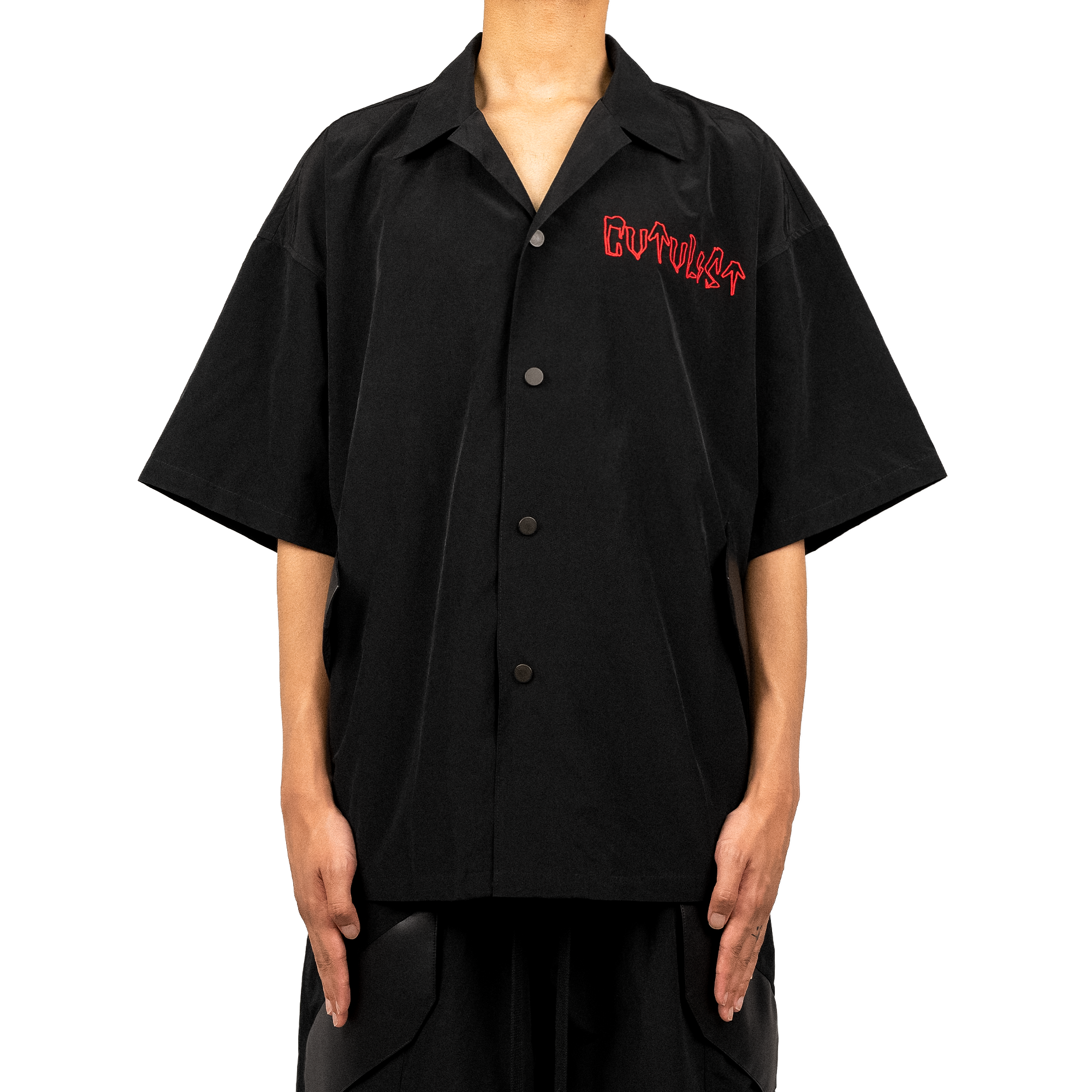 Vegan Leather Pocket Shirt